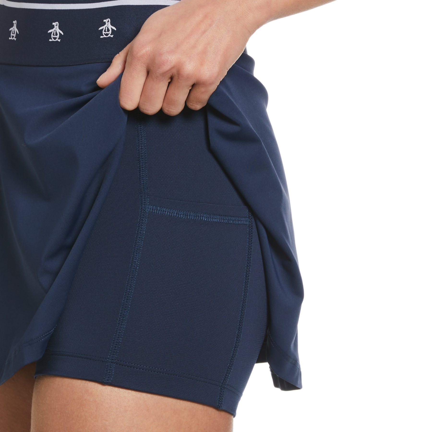 Original Penguin Women's Essential Pete Waistband Tennis Skort(Core Skort Blue O1kbsd00gg 417)