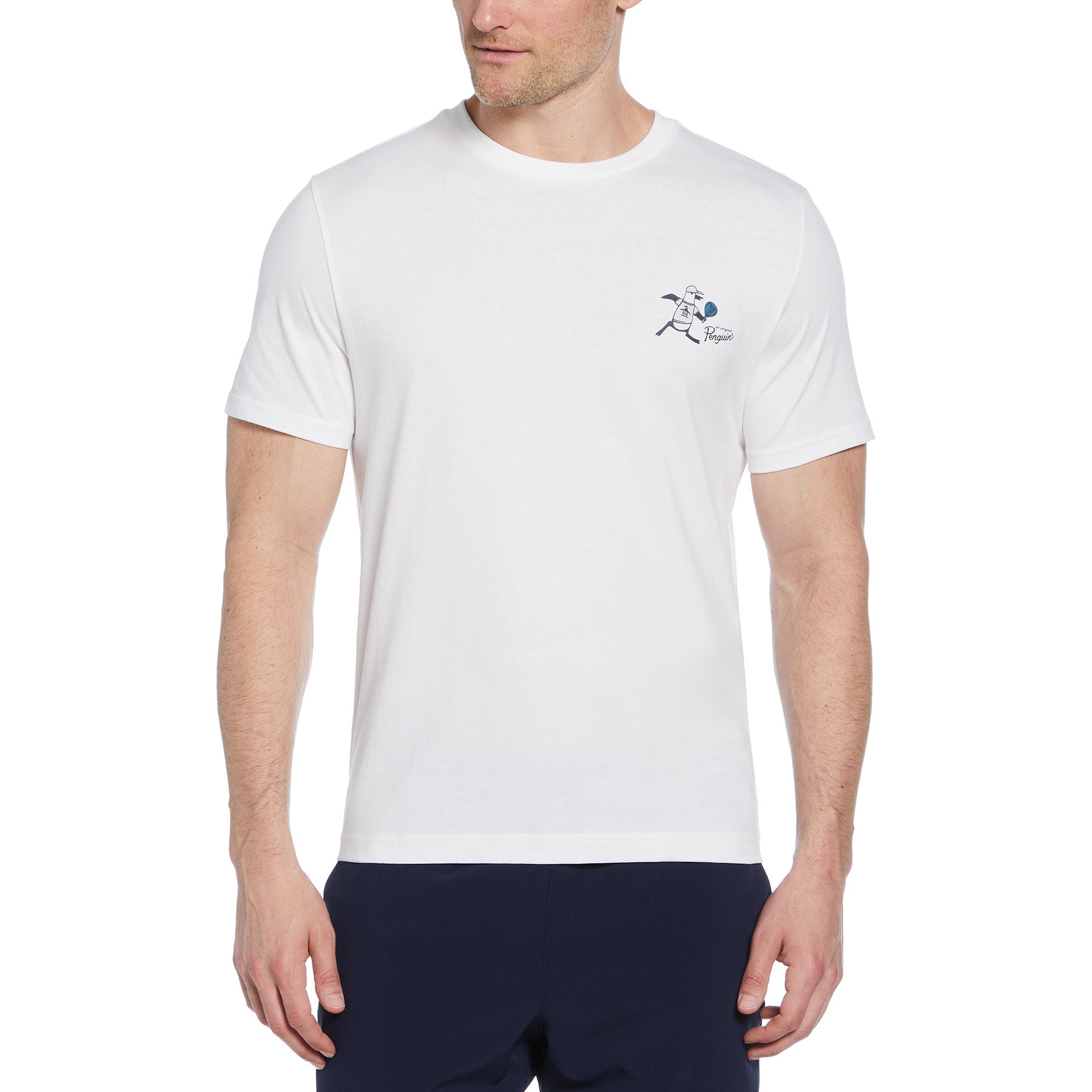 Original Penguin Padel Graphic T-Shirt In Bright White(Padel Graphic T Shirt White O1kfe006gg 118)