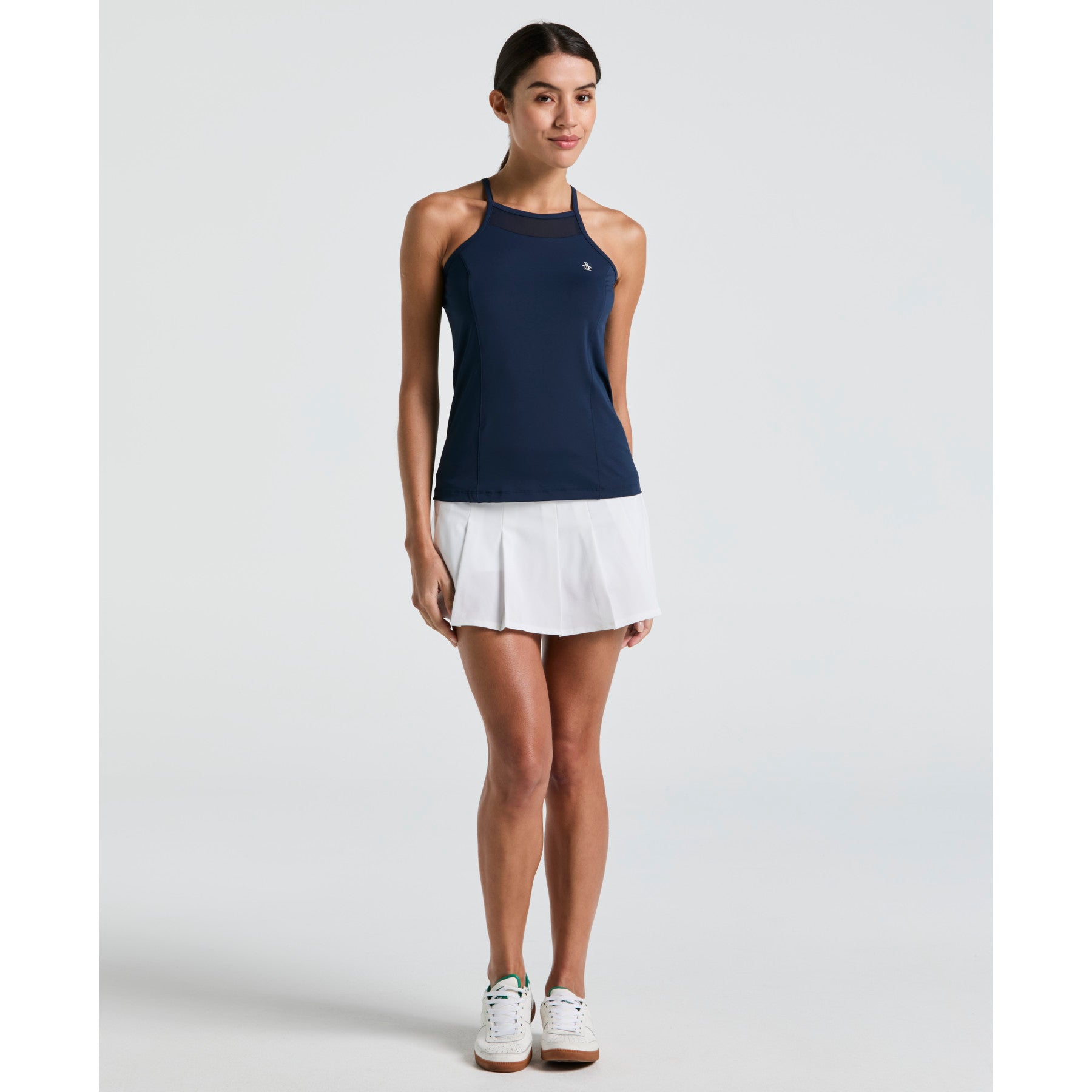 Original Penguin Women's Pleated Tennis Skort In Bright White(Womens Pleated Tennis Skort White O1bsf011gg 118)
