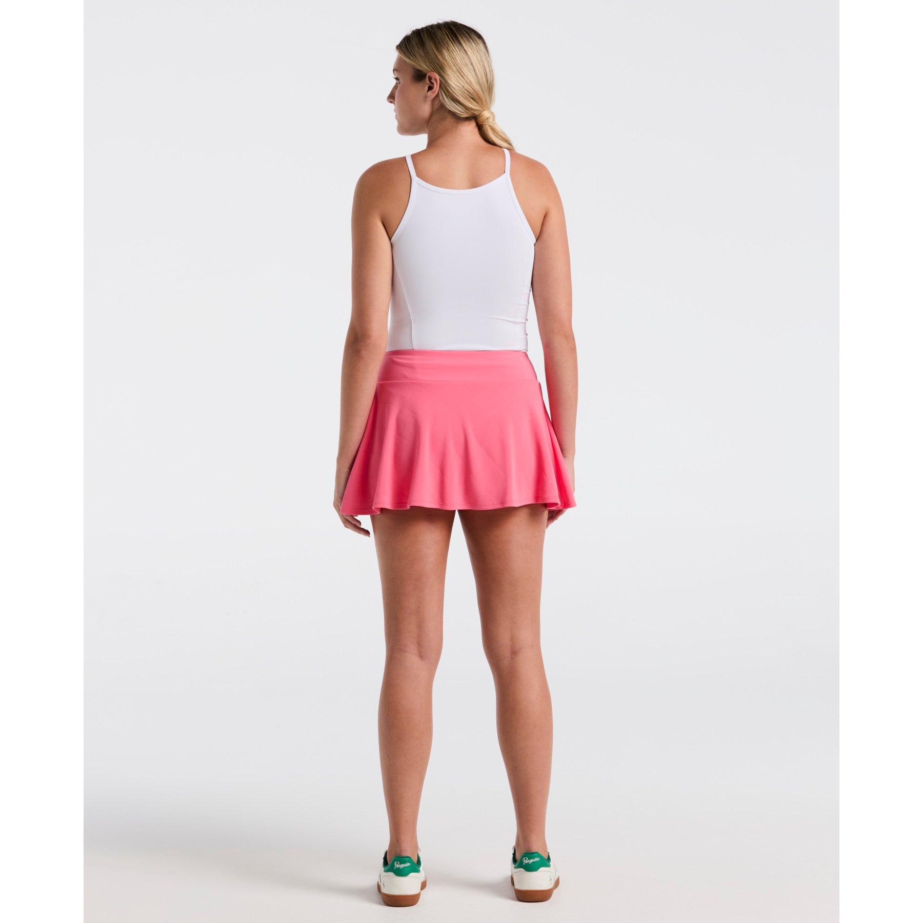 Original Penguin Women's Jacquard Tennis Skort In Camellia Rose(Womens Jacquard Tennis Skort Pink O1kbff22gg 660)
