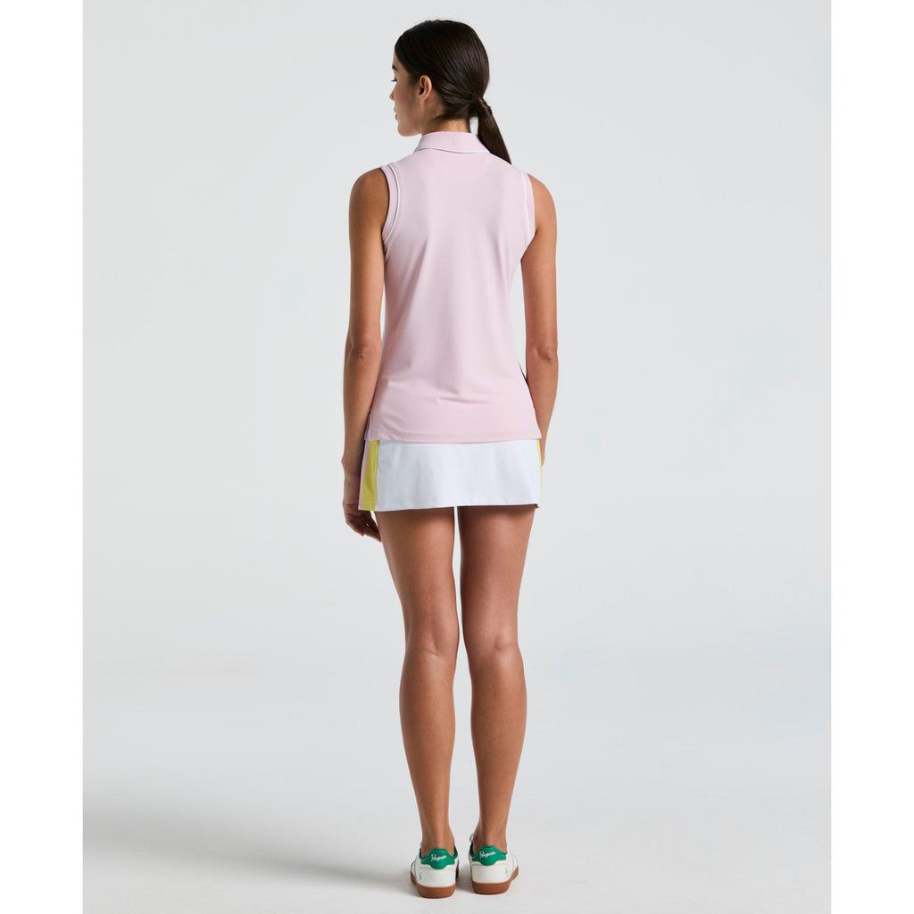 Original Penguin Women's Side Striped Ribbed Tennis Skort In Bright White(Womens Side Striped Ribbed Tennis Skort White O1kbsf09gg 118)