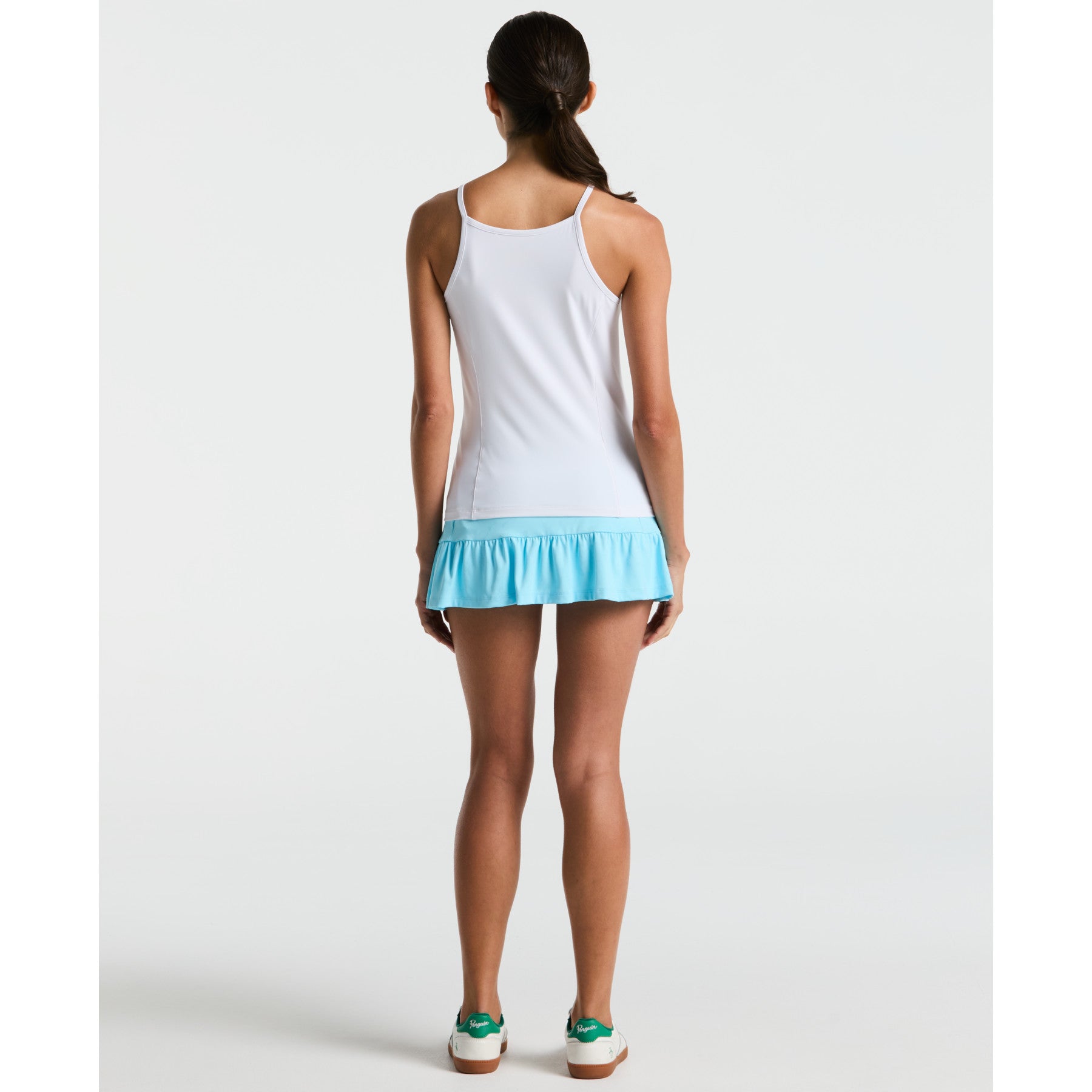 Original Penguin Women's Floral Jacquard Tennis Skort In Castaway(Womens Floral Jacquard Tennis Skort Blue O1kbsf10gg 445)