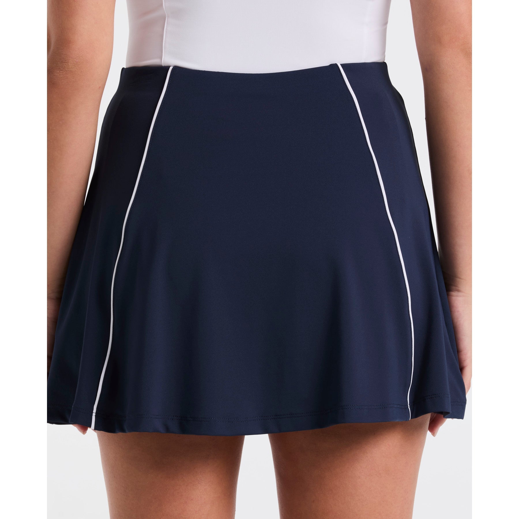 Original Penguin Women's Colour Block Flounce Tennis Skort In Black Iris(Womens Colour Block Flounce Tennis Skort Blue O1kbsf19gg 417)