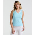 Original Penguin Women's Tennis Colour Block Tank Top In Castaway(Womens Tennis Colour Block Tank Top Blue O1ksf020gg 445)