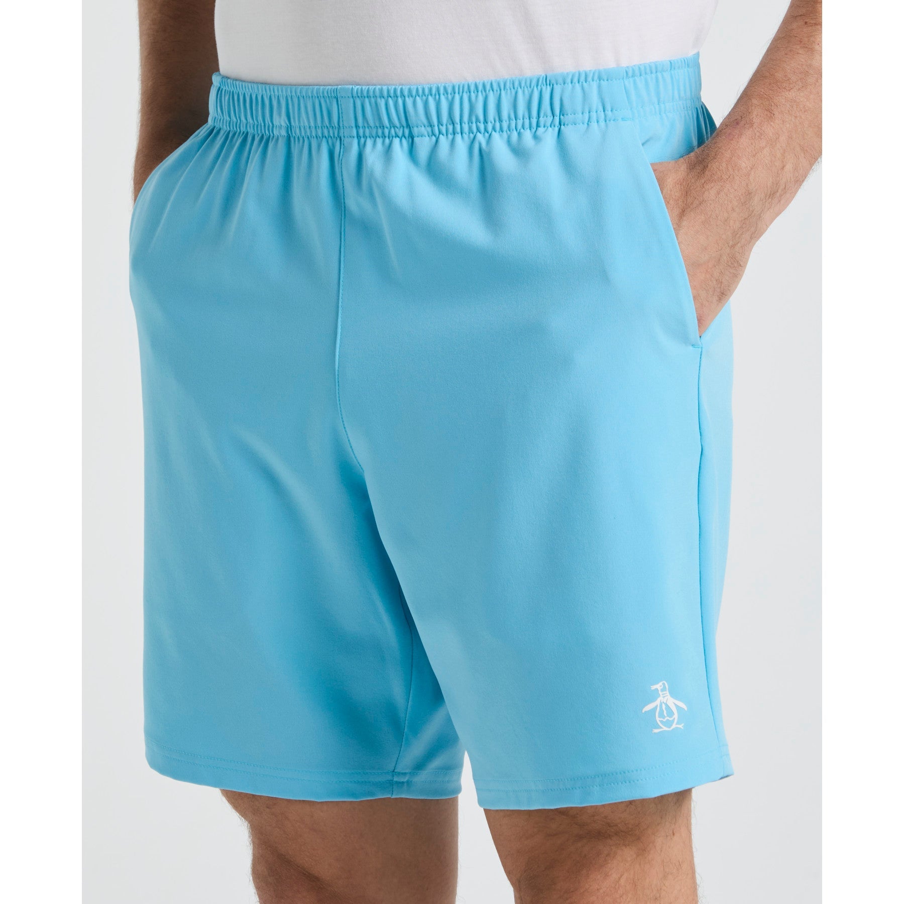Original Penguin Performance Tennis Shorts In Blue Grotto(Solid Tennis Shorts Blue Ogbsc0f5gg 457)