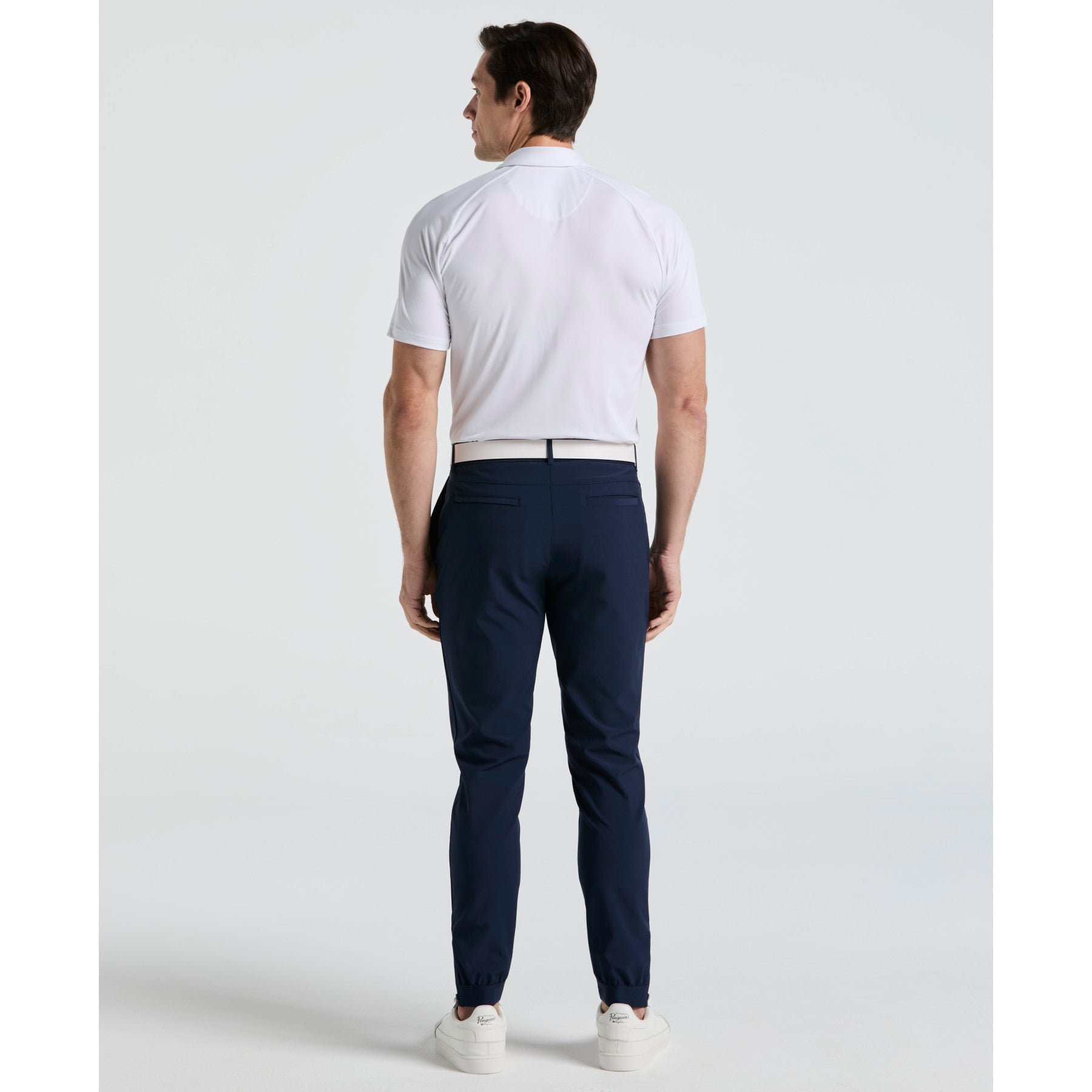 Original Penguin Flat Front Golf Joggers In Black Iris(Flat Front Golf Jogger Blue Ogbse076gg 417)