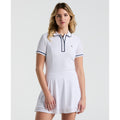 Original Penguin Women's Veronica Short Sleeve Dress In Bright White(Womens Tennis Veronica Mesh Dress White Ogdsc007gg 118)