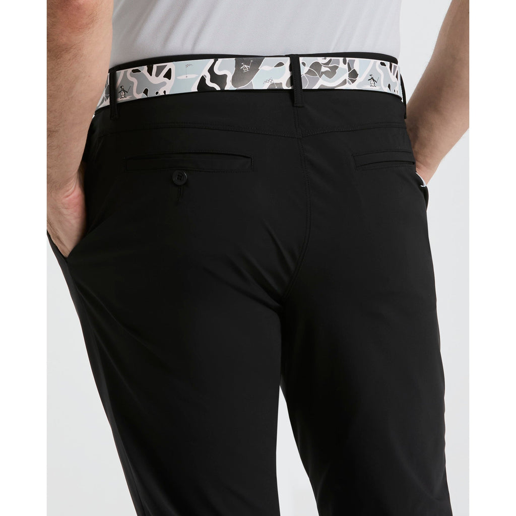 Original Penguin The Player Golf Trousers In Caviar(The Player Golf Trousers Black Ogkbsf44gg 001)