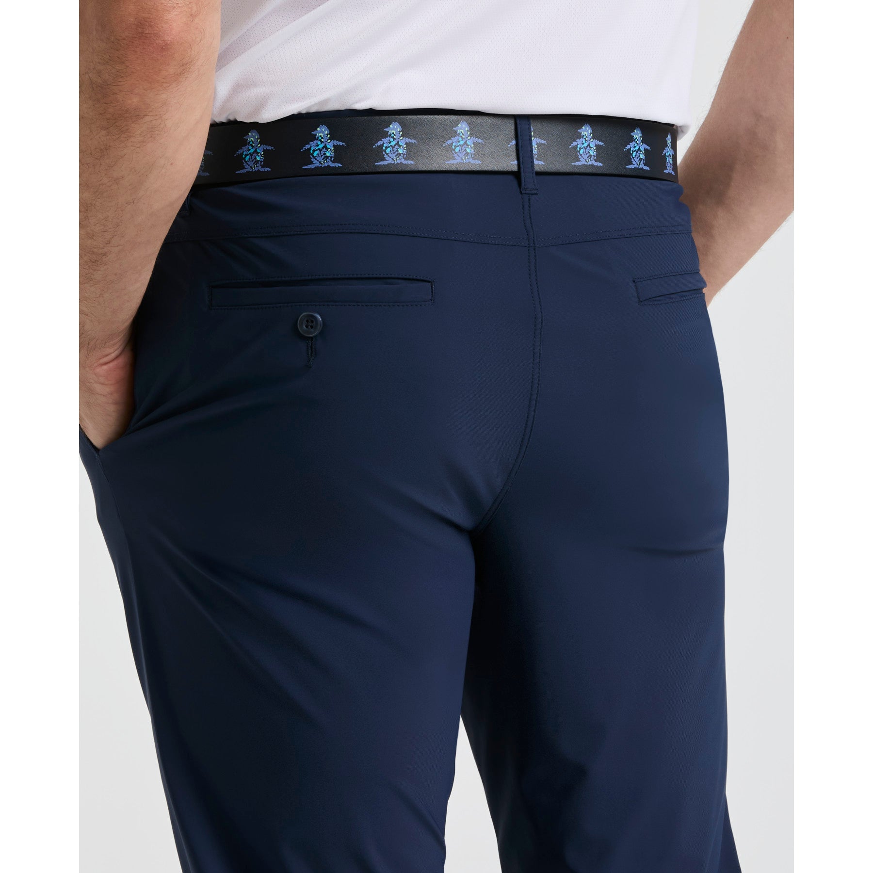 Original Penguin The Player Golf Trousers In Black Iris(The Player Golf Trousers Blue Ogkbsf44gg 417)