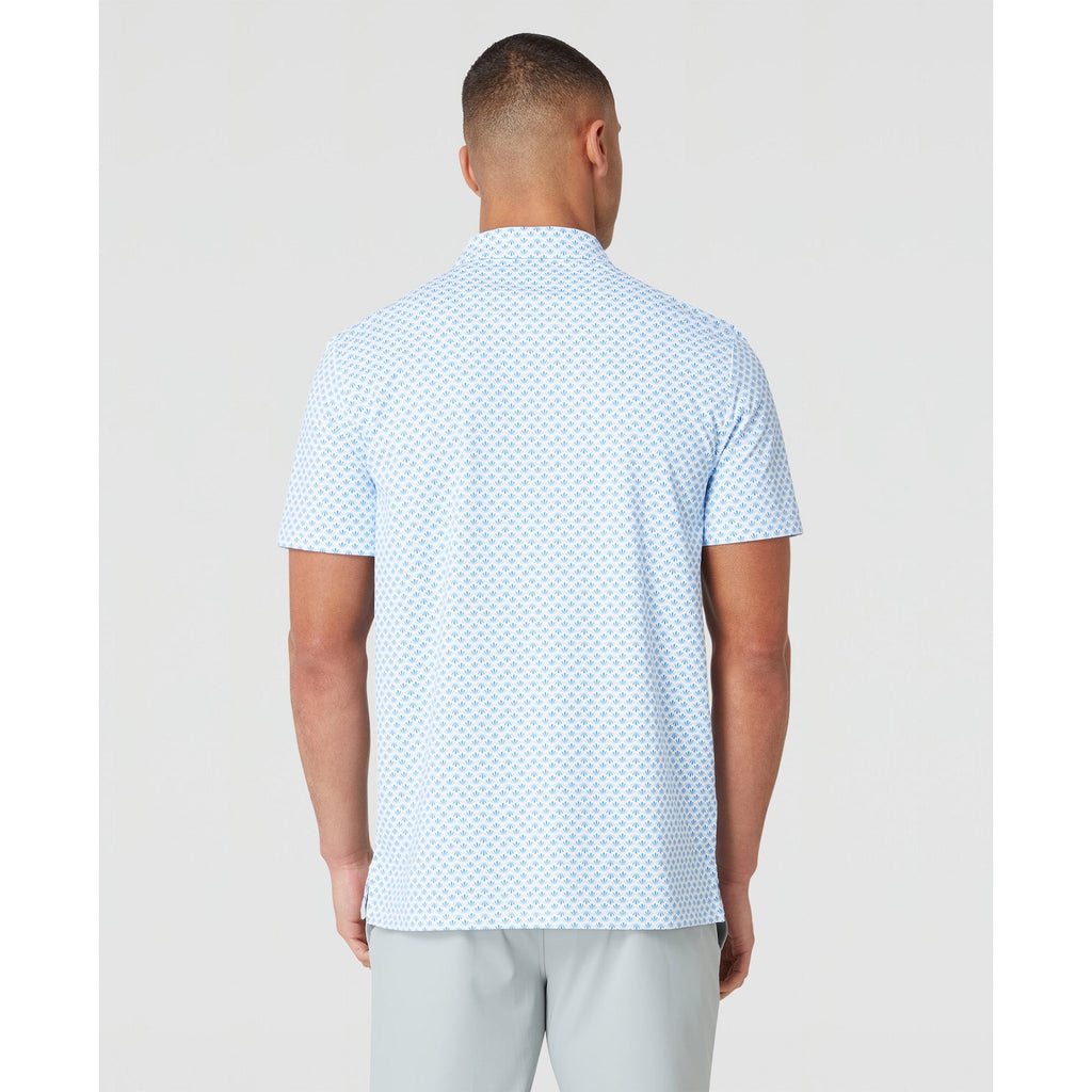 Original Penguin Retro Geo Print Golf Polo Shirt In French Blue(Retro Geo Print Golf Polo Shirt Blue Ogksc0e6gg 478)