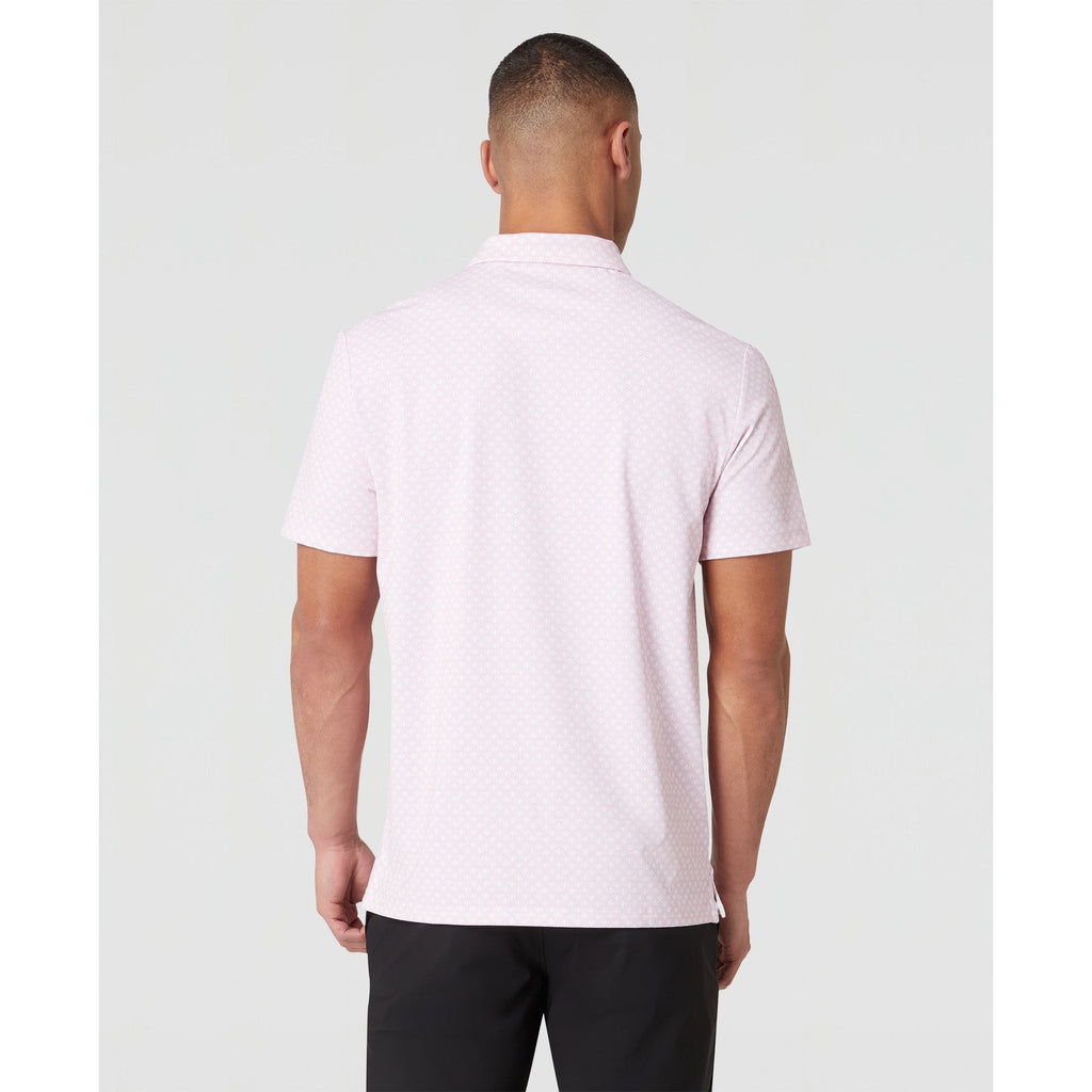 Original Penguin Retro Geo Print Golf Polo Shirt In Charm Pink(Retro Geo Print Golf Polo Shirt Pink Ogksc0e6gg 689)