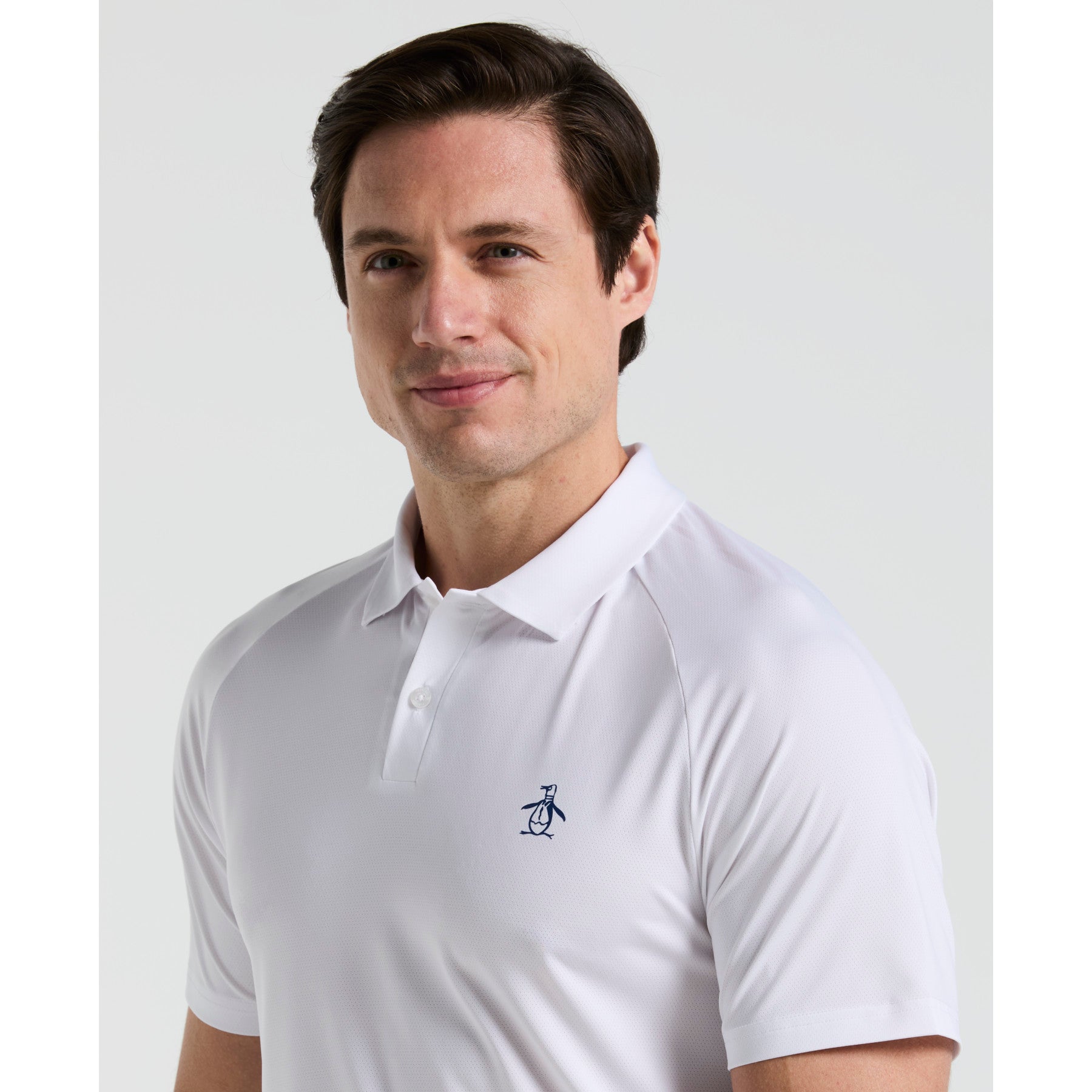 Original Penguin Legacy Performance Tennis Polo Shirt In Bright White(Legacy Gussett Tennis Polo White Ogksc0g4gg 118)