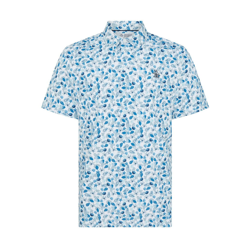 Original Penguin Pete's Coconut Caddy Golf Polo Shirt In Bright White(Petes Coconut Caddy Golf Polo Shirt White Ogksf022gg 118)