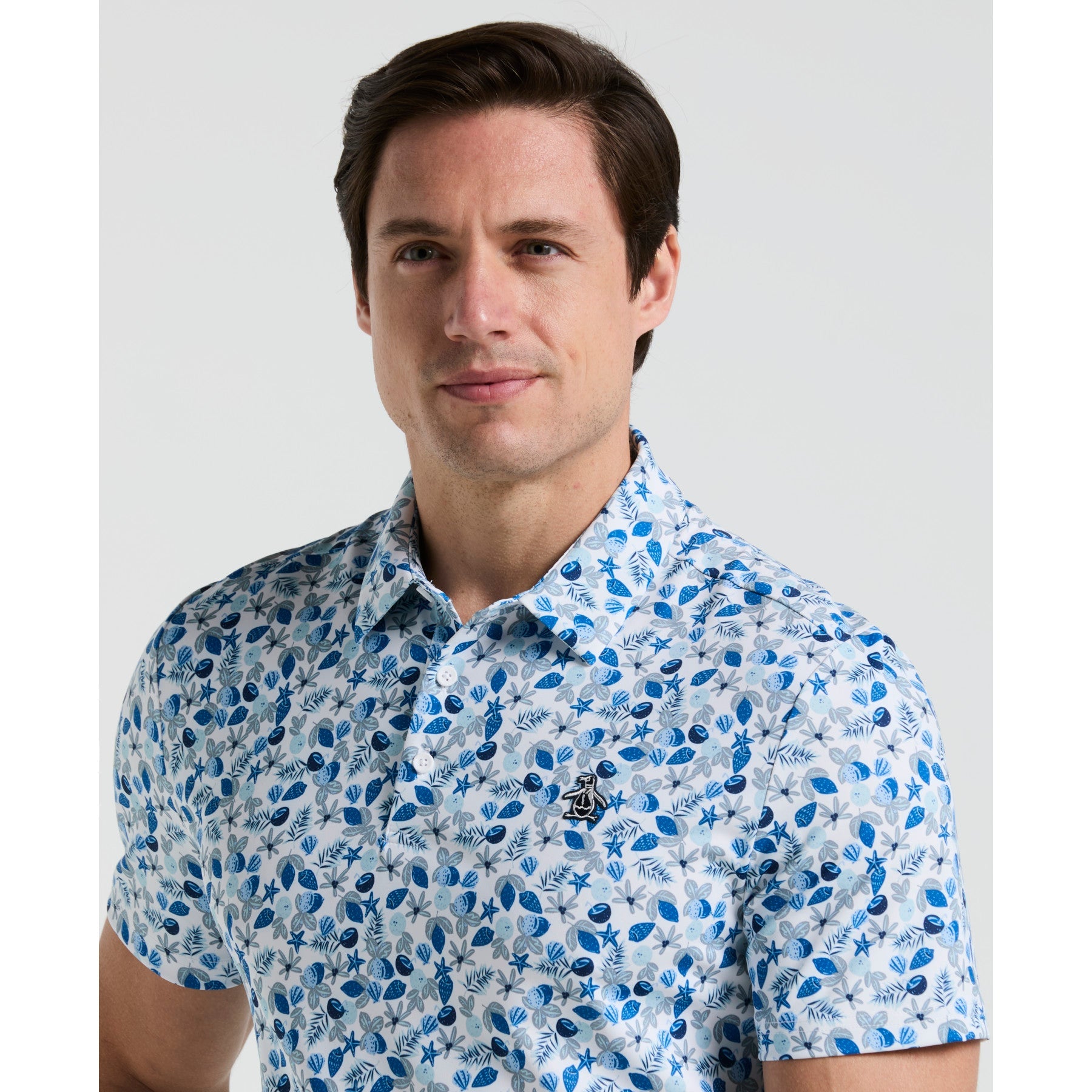 Original Penguin Pete's Coconut Caddy Golf Polo Shirt In Bright White(Petes Coconut Caddy Golf Polo Shirt White Ogksf022gg 118)