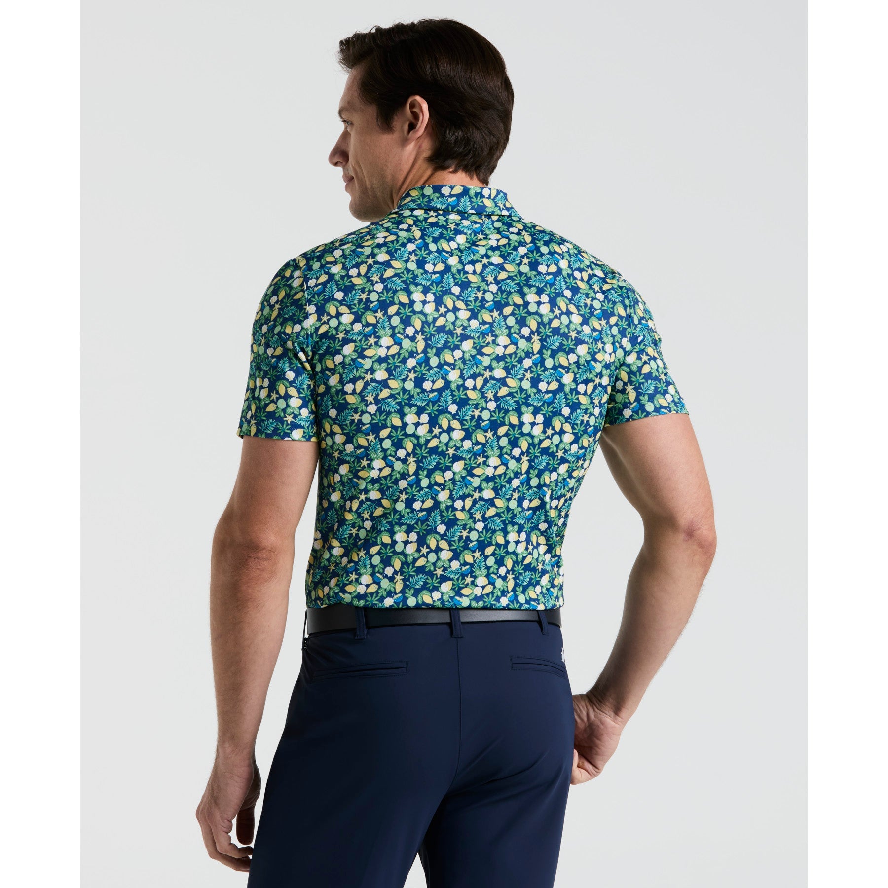 Original Penguin Pete's Coconut Caddy Golf Polo Shirt In Galaxy Blue(Petes Coconut Caddy Golf Polo Shirt Blue Ogksf022gg 401)