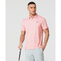 Original Penguin All Over Pete's Bowtie Micro Print Golf Polo Shirt In Murex Shell(All Over Petes Bowtie Micro Print Golf Polo Shirt Pink Ogksf031gg 680)