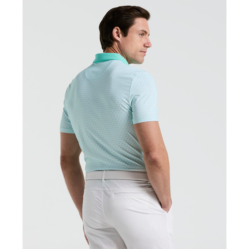 Original Penguin Pete's Tee Time Golf Polo In Pool Blue(Petes Tee Time Golf Polo Shirt Blue Ogksf045gg 445)