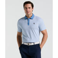 Original Penguin Pete's Tee Time Golf Polo In Quiet Harbour(Petes Tee Time Golf Polo Shirt Blue Ogksf045gg 453)