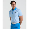 Original Penguin Pete's Tee Time Golf Polo In French Blue(Petes Tee Time Golf Polo Shirt Blue Ogksf045gg 478)