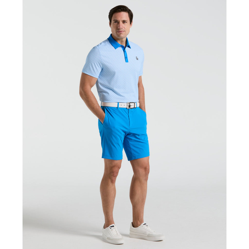 Original Penguin Pete's Tee Time Golf Polo In French Blue(Petes Tee Time Golf Polo Shirt Blue Ogksf045gg 478)