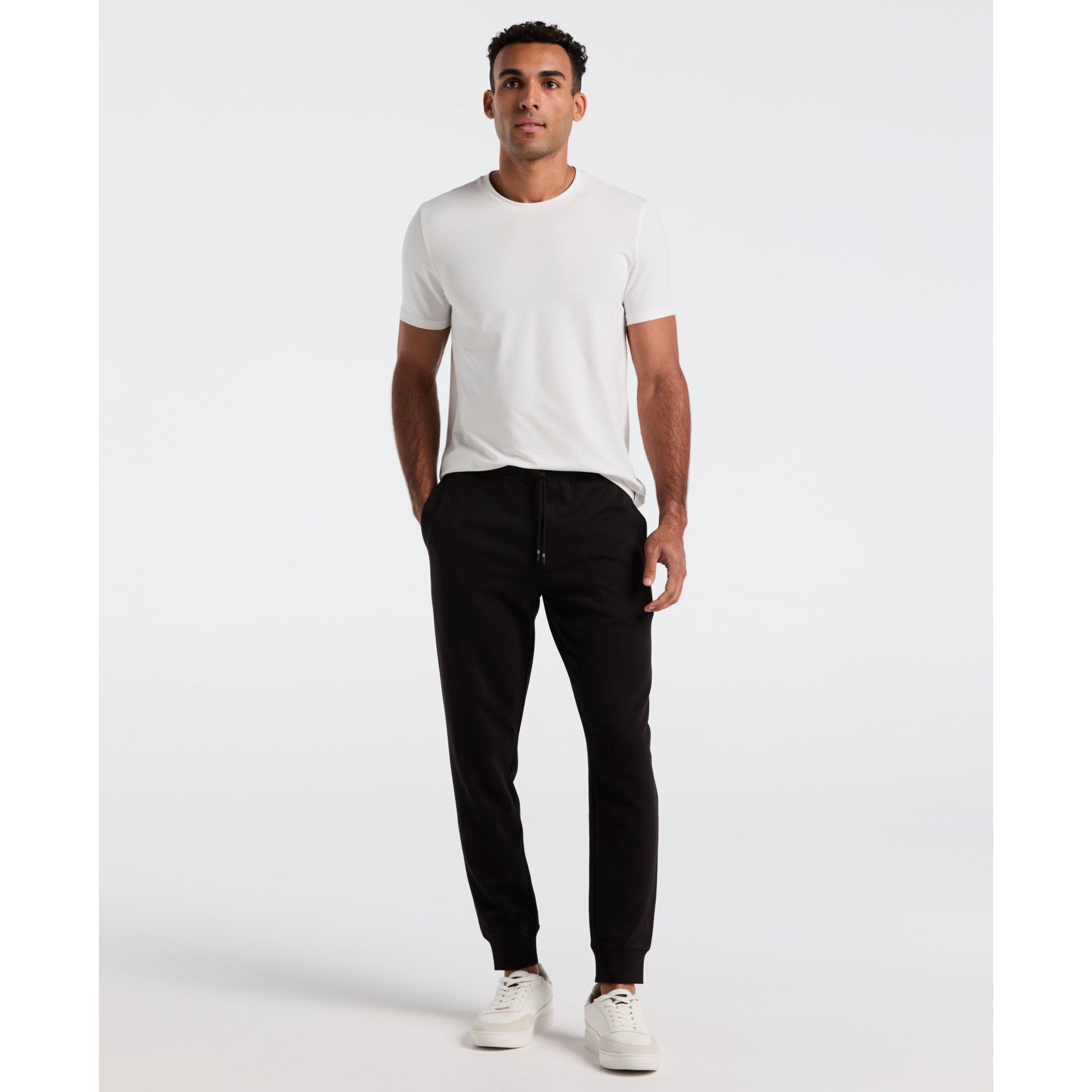 Original Penguin Sticker Pete Fleece Joggers In True Black(Sticker Pete Fleece Joggers Black Opbb0400gp 010)