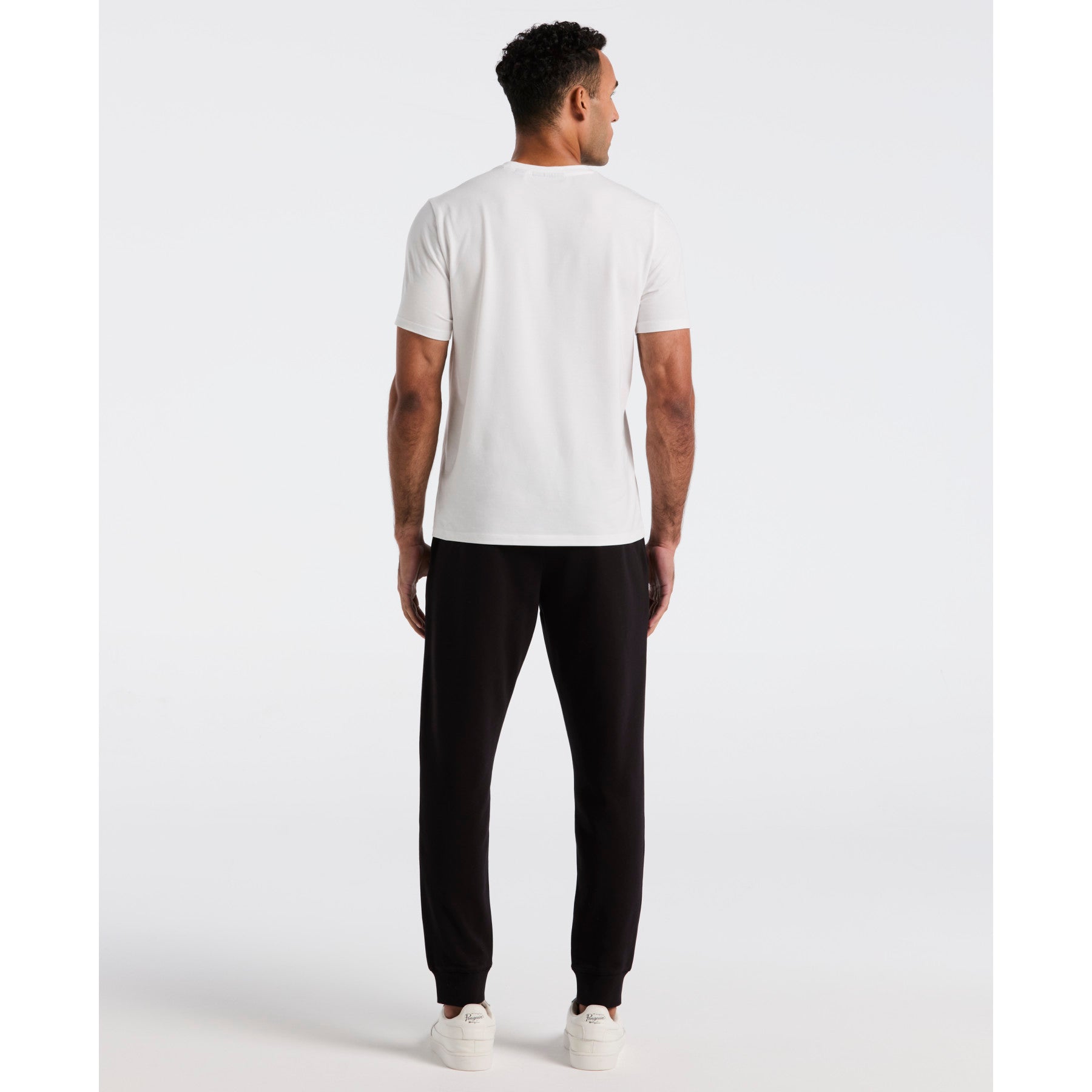 Original Penguin Sticker Pete Fleece Joggers In True Black(Sticker Pete Fleece Joggers Black Opbb0400gp 010)