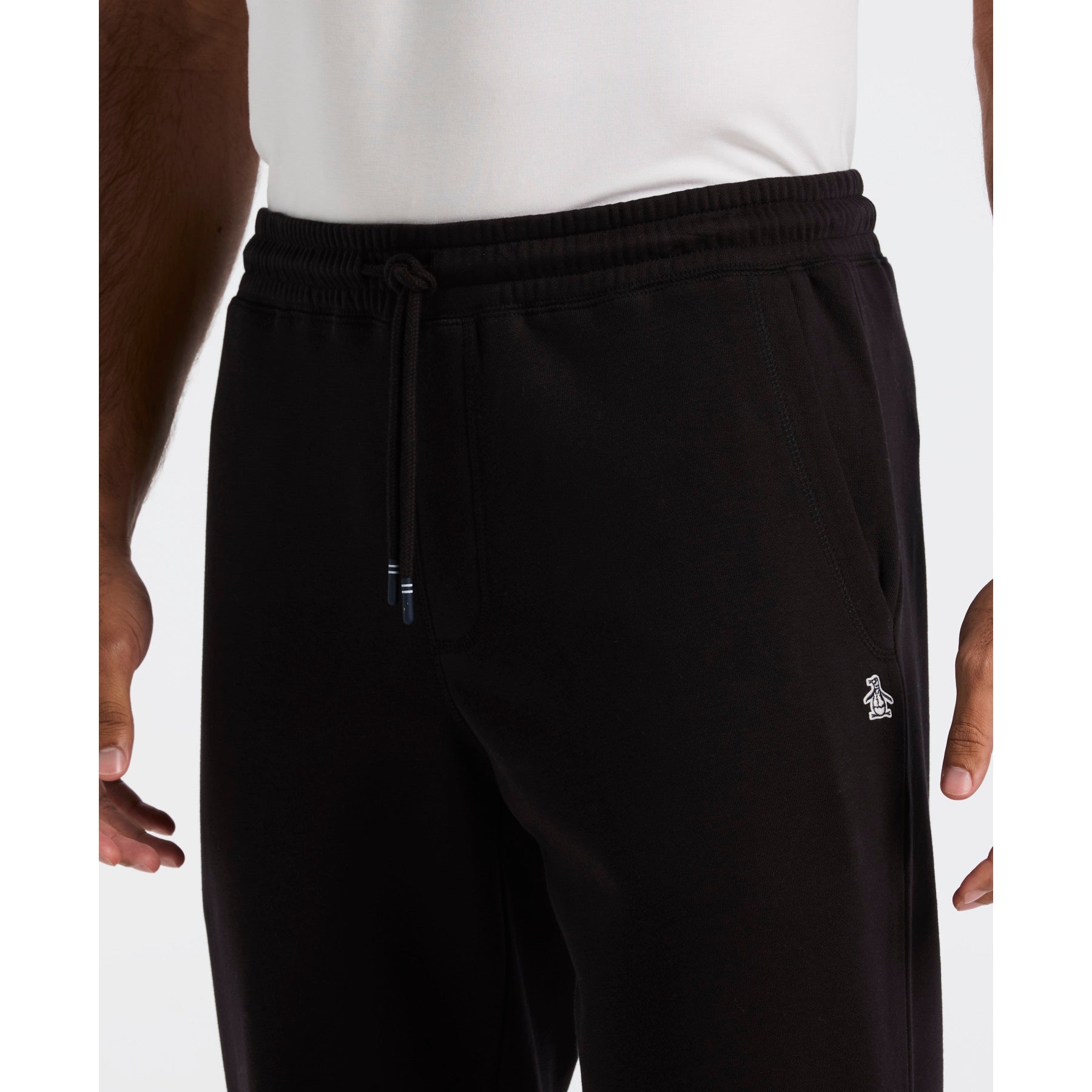 Original Penguin Sticker Pete Fleece Joggers In True Black(Sticker Pete Fleece Joggers Black Opbb0400gp 010)