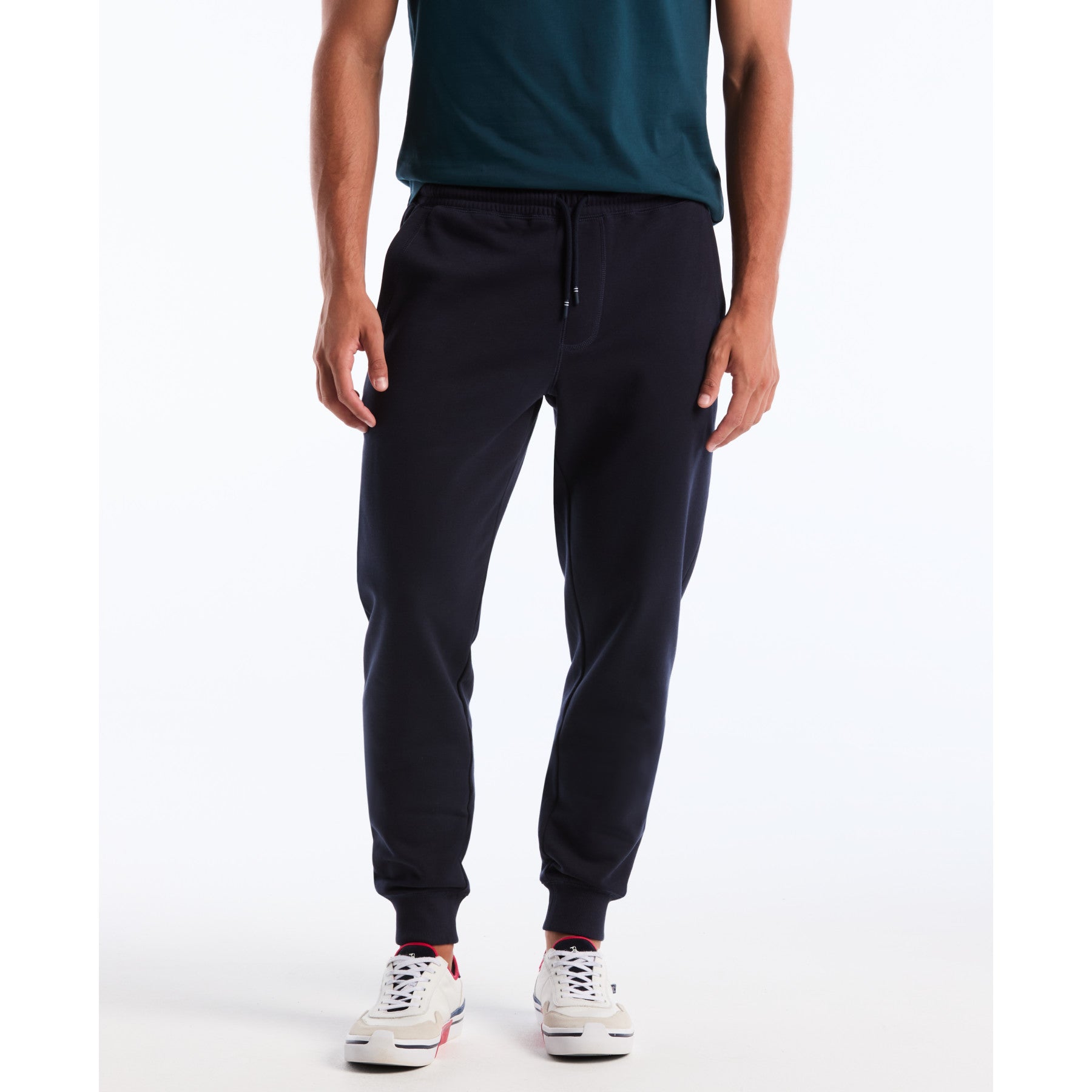 Original Penguin Sticker Pete Fleece Joggers In Dark Sapphire(Sticker Pete Fleece Joggers Blue Opbb0400gp 413)