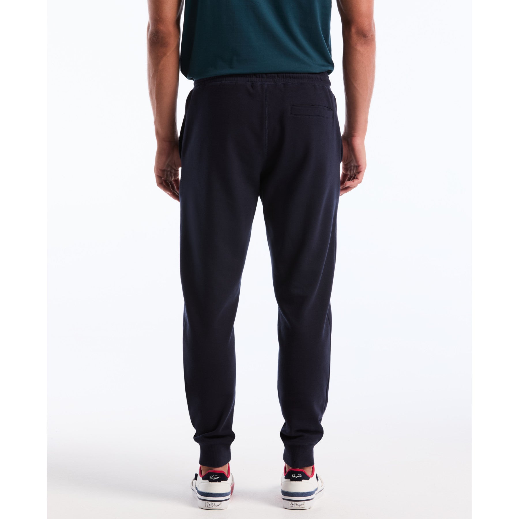Original Penguin Sticker Pete Fleece Joggers In Dark Sapphire(Sticker Pete Fleece Joggers Blue Opbb0400gp 413)