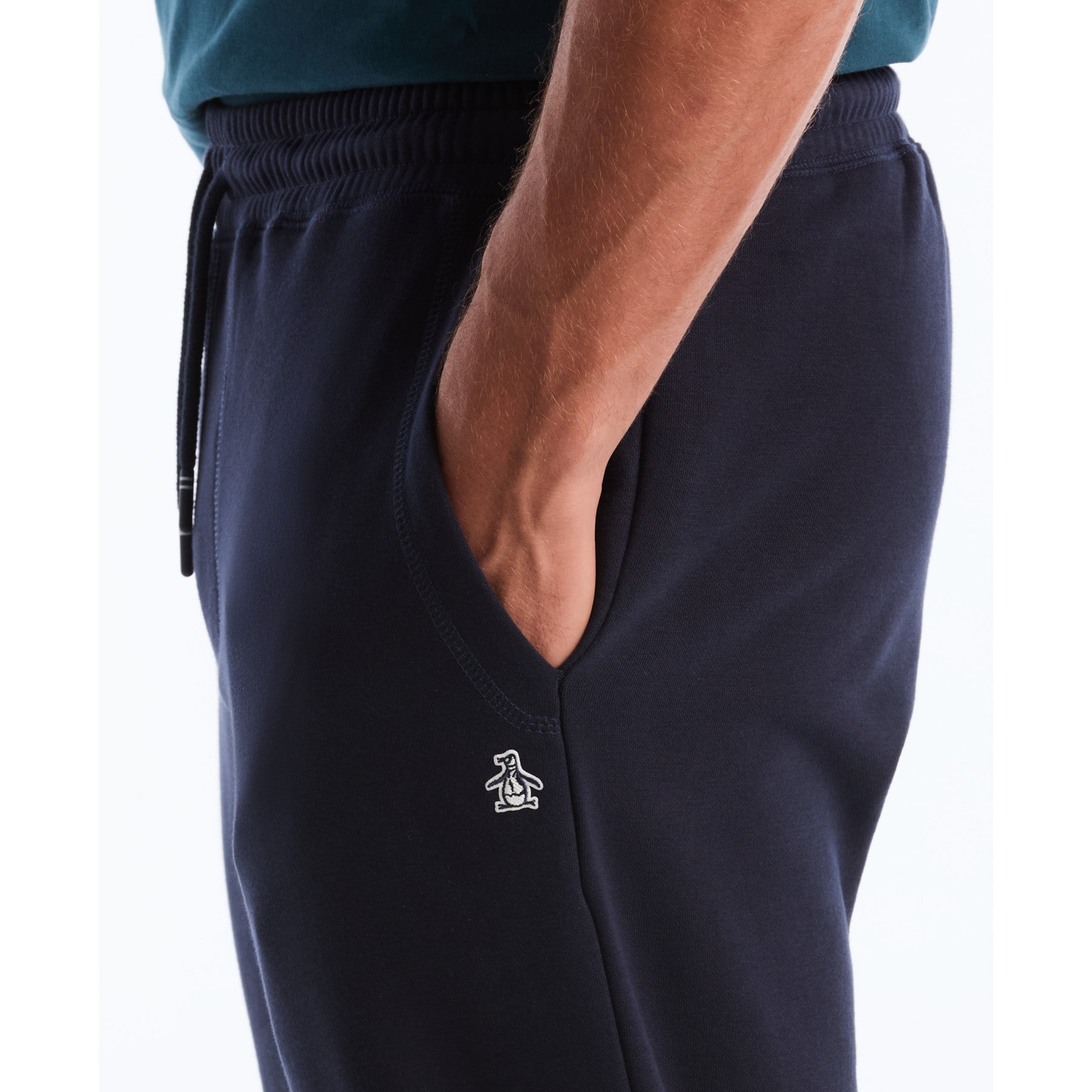 Original Penguin Sticker Pete Fleece Joggers In Dark Sapphire(Sticker Pete Fleece Joggers Blue Opbb0400gp 413)