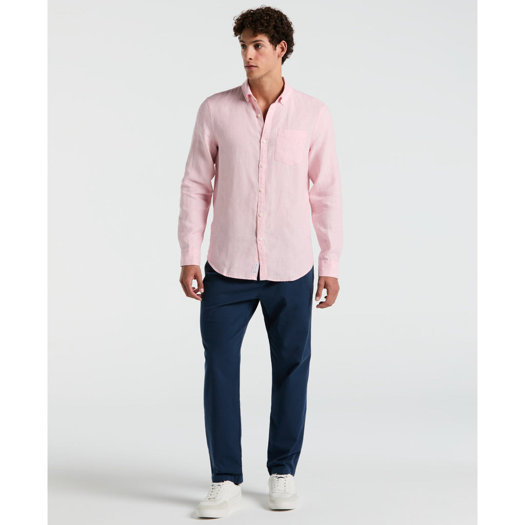 Original Penguin Pleated Chinos In Dark Sapphire(Pleated Chino Pant Blue Opbs2501gp 413)