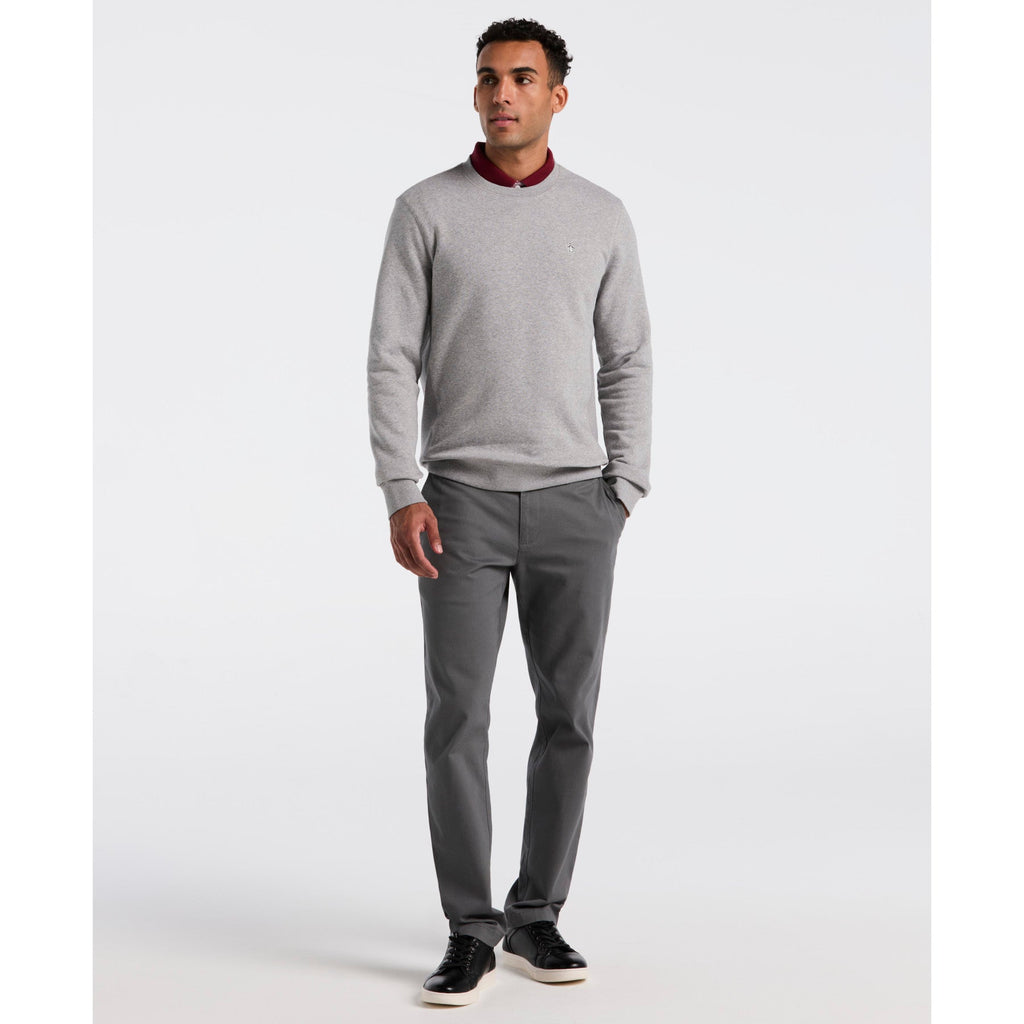 Original Penguin Sticker Pete Sweatshirt In Rain Heather(Sticker Pete Sweatshirt Grey Opkb0404gp 080)