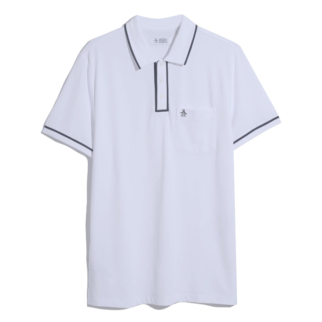 Original Penguin Earl Pique Polo Shirt In Bright White(Earl Pique Polo White Opkb0690gp 118)