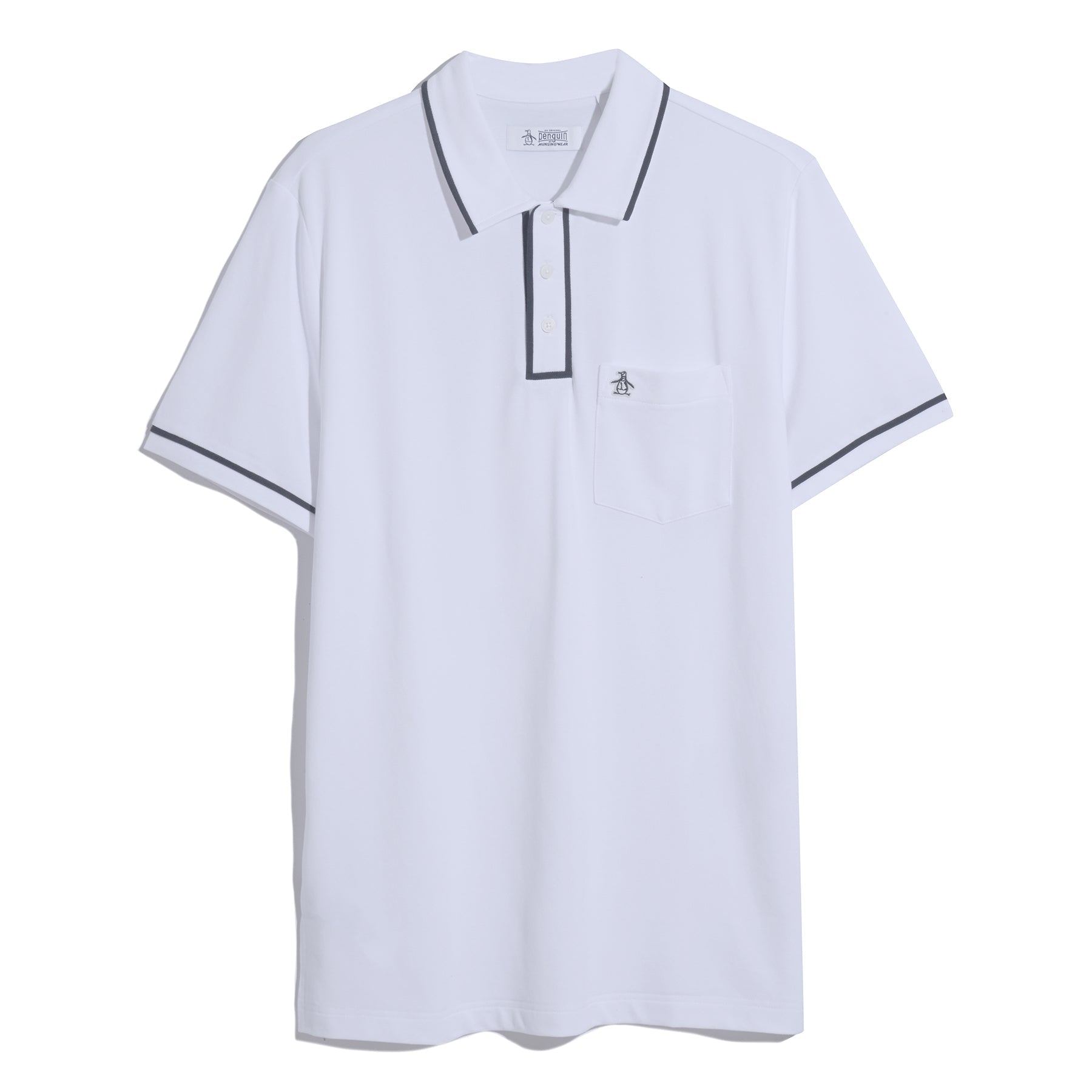 Original Penguin Earl Pique Polo Shirt In Bright White(Earl Pique Polo White Opkb0690gp 118)