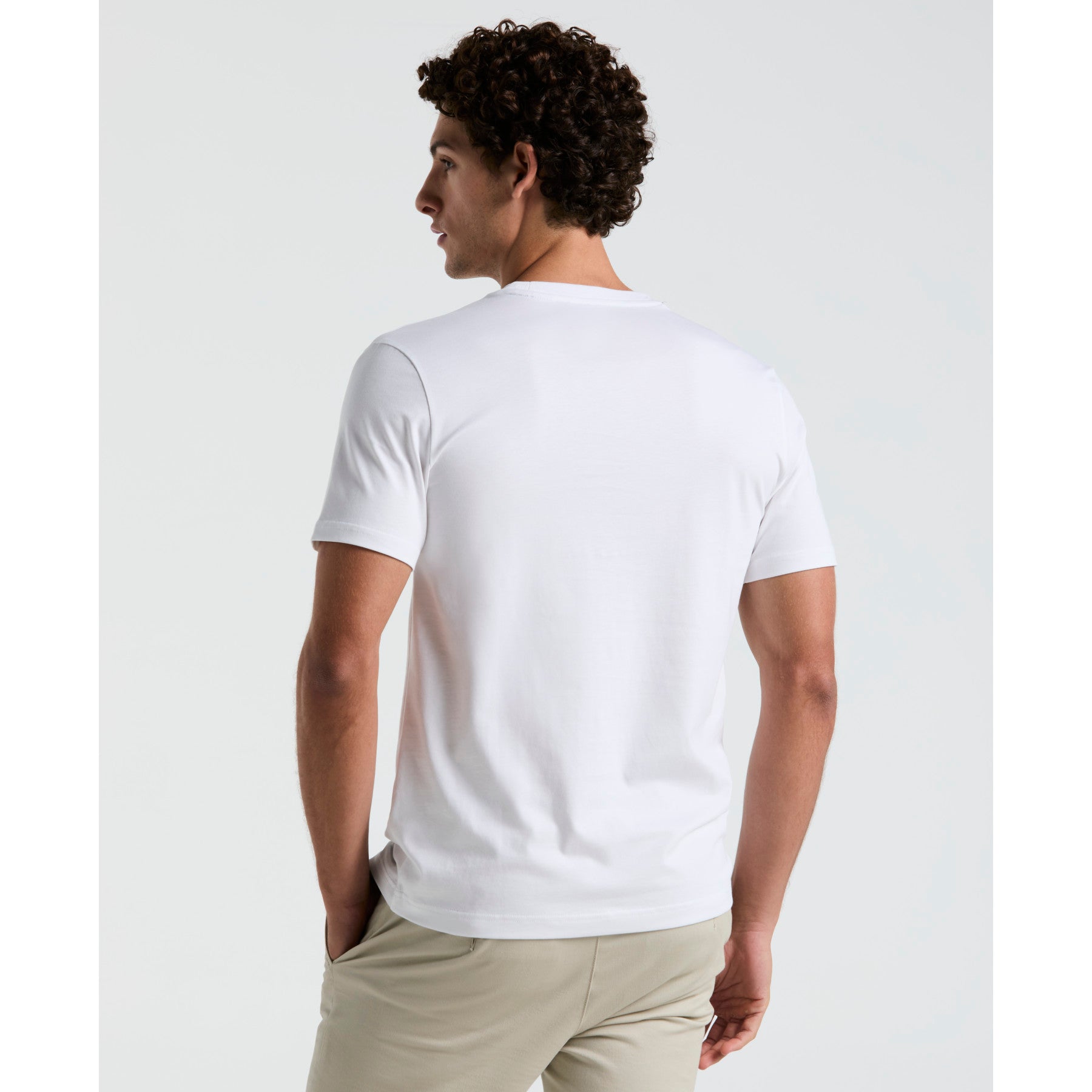 Original Penguin Icons Organic Cotton Jersey TV Pete T-Shirt In Bright White(Organic Cotton Jersey Tv Pete Tee White Opkb2011gp 118)