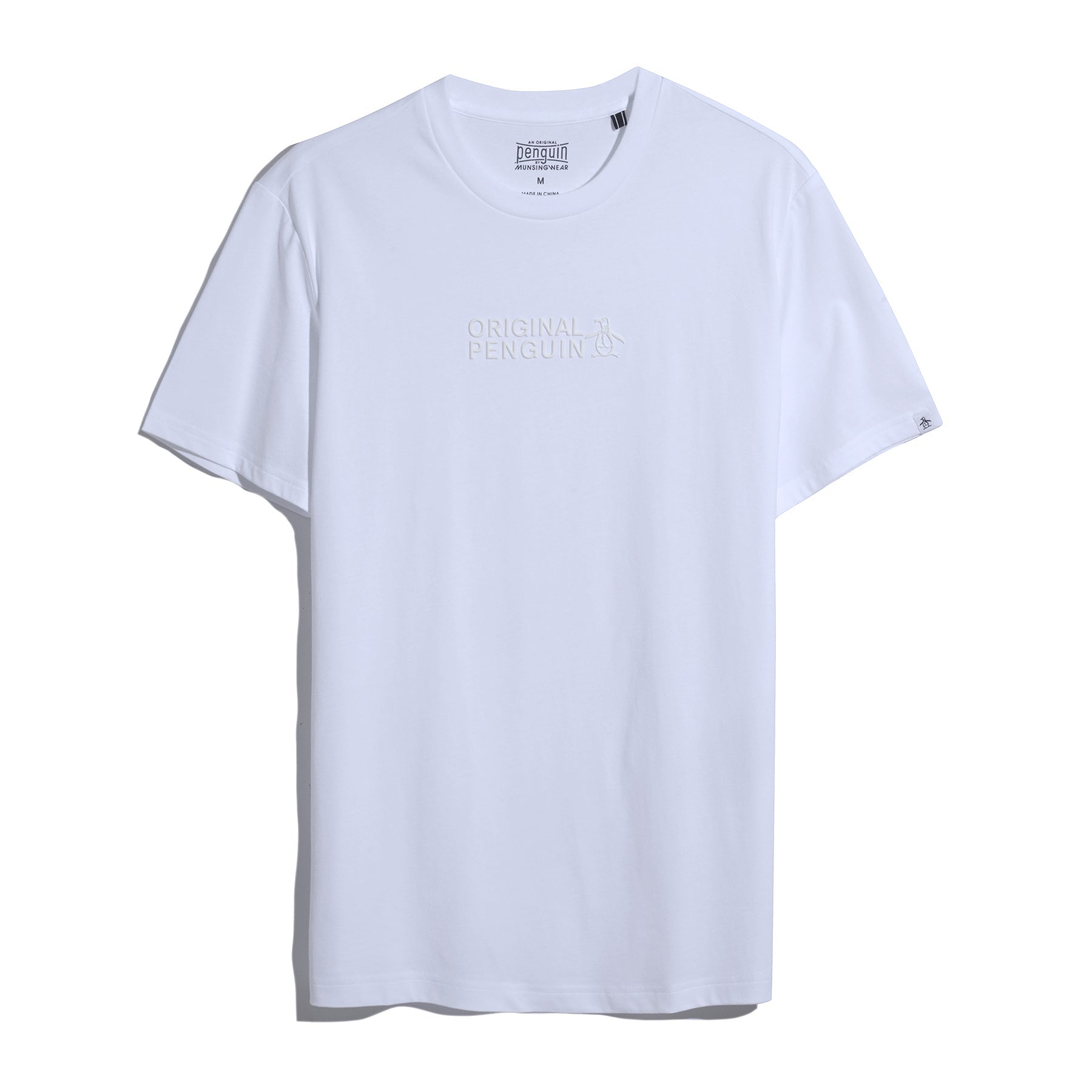 Original Penguin HD Tonal Logo T-Shirt In Bright White(Hd Tonal Logo Tee White Opkf2465gp 118)