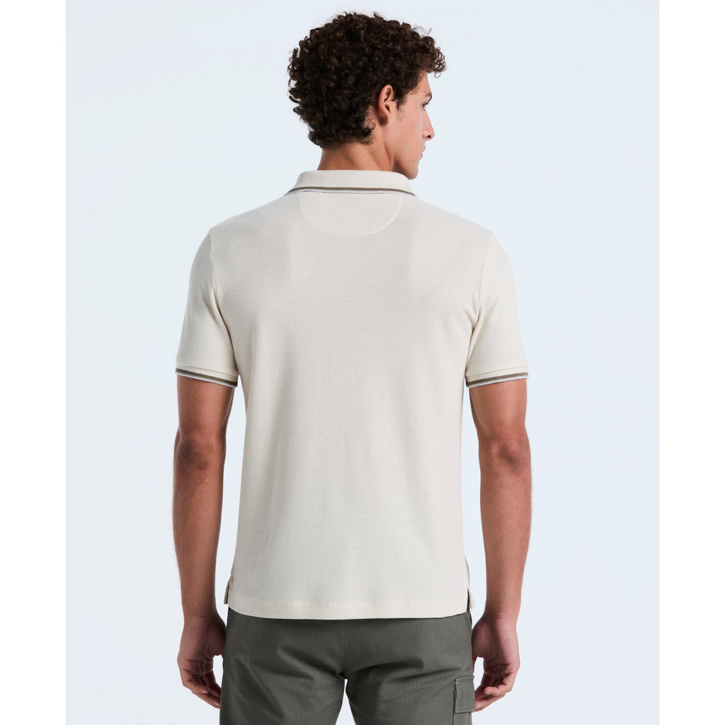 Original Penguin Honeycomb Tipped Polo Shirt In Birch(Honeycomb Tipped Polo Shirt Beige Opkf2513gp 252)