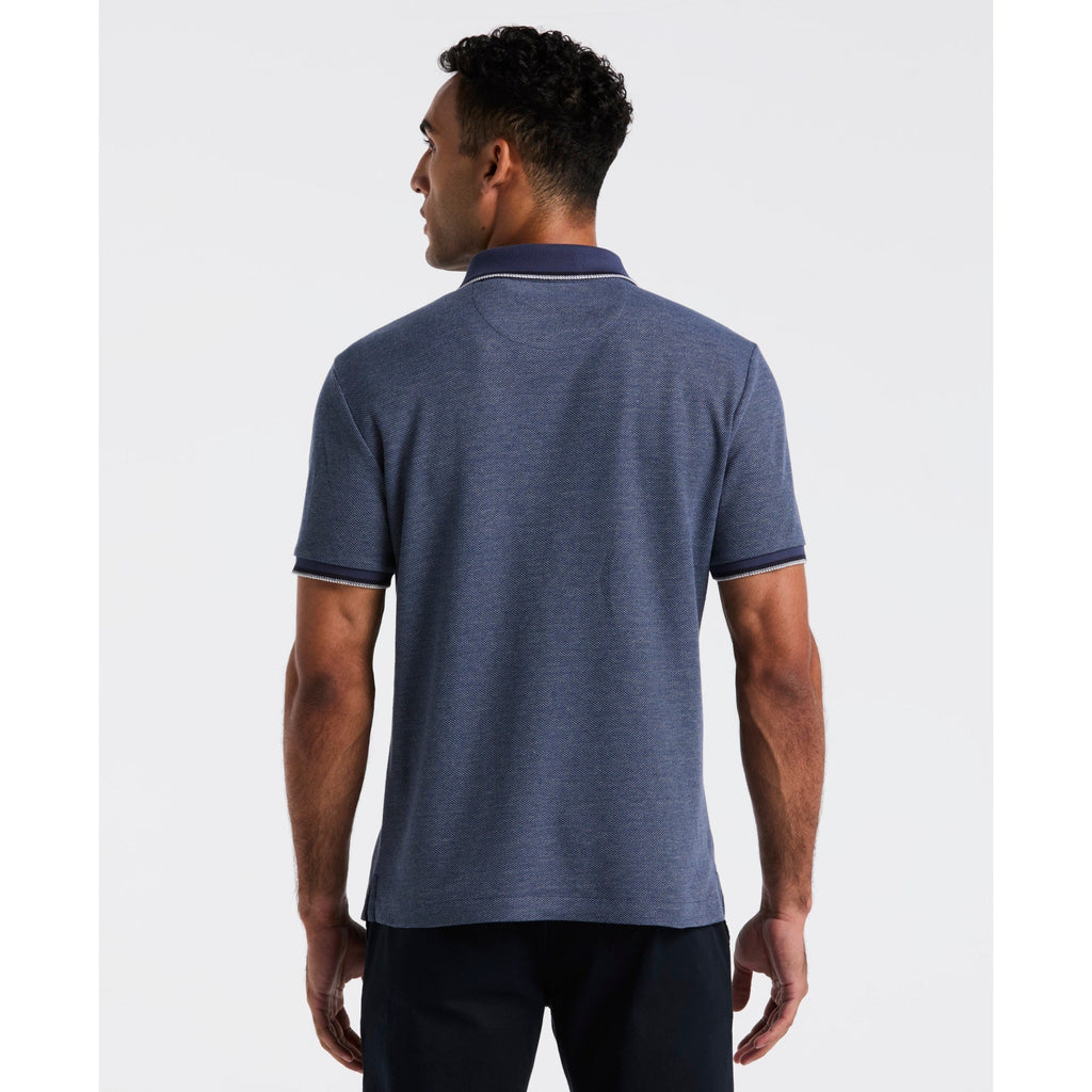 Original Penguin Honeycomb Tipped Polo Shirt In Sargasso Sea(Honeycomb Tipped Polo Shirt Blue Opkf2513gp 485)