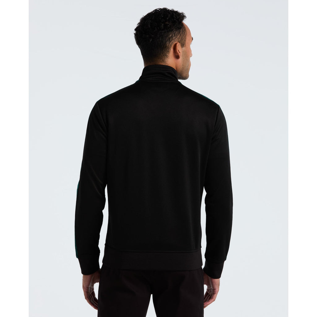 Original Penguin Double Knit Track Jacket In True Black(Double Knit Track Jacket Black Opkf2524gp 010)
