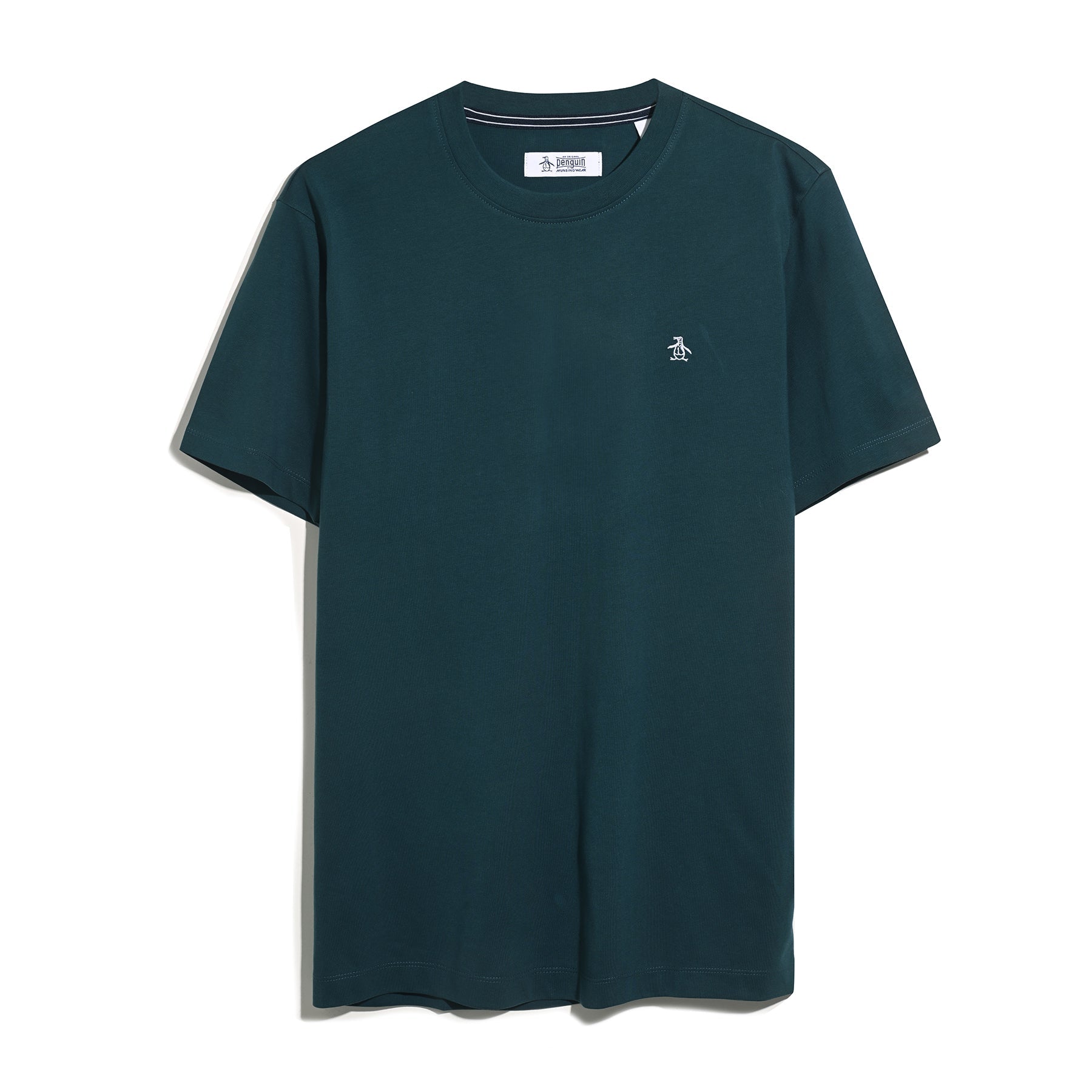 Original Penguin Pin Point Embroidered Logo T-Shirt In Reflecting Pond(Pin Point Embroidered Logo T Shirt Green Opkf5903gp 470)