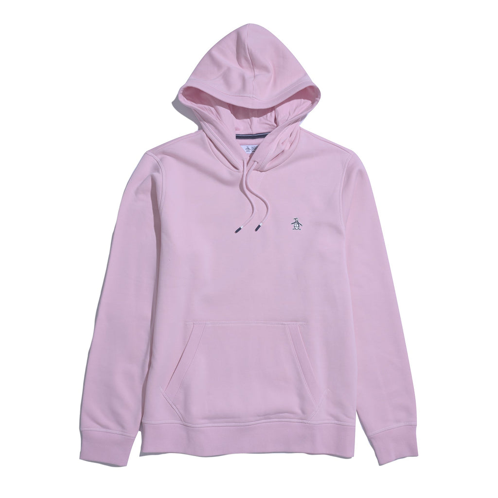 Original Penguin Sticker Pete Pullover Fleece Hoodie In Parfait Pink(Sticker Pete Pullover Fleece Hoodie Pink Opks5711gp 673)