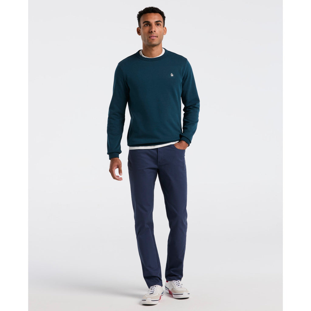 Original Penguin Sticker Pete Sweatshirt In Reflecting Pond(Sticker Pete Sweatshirt Blue Opksb404gp 470)