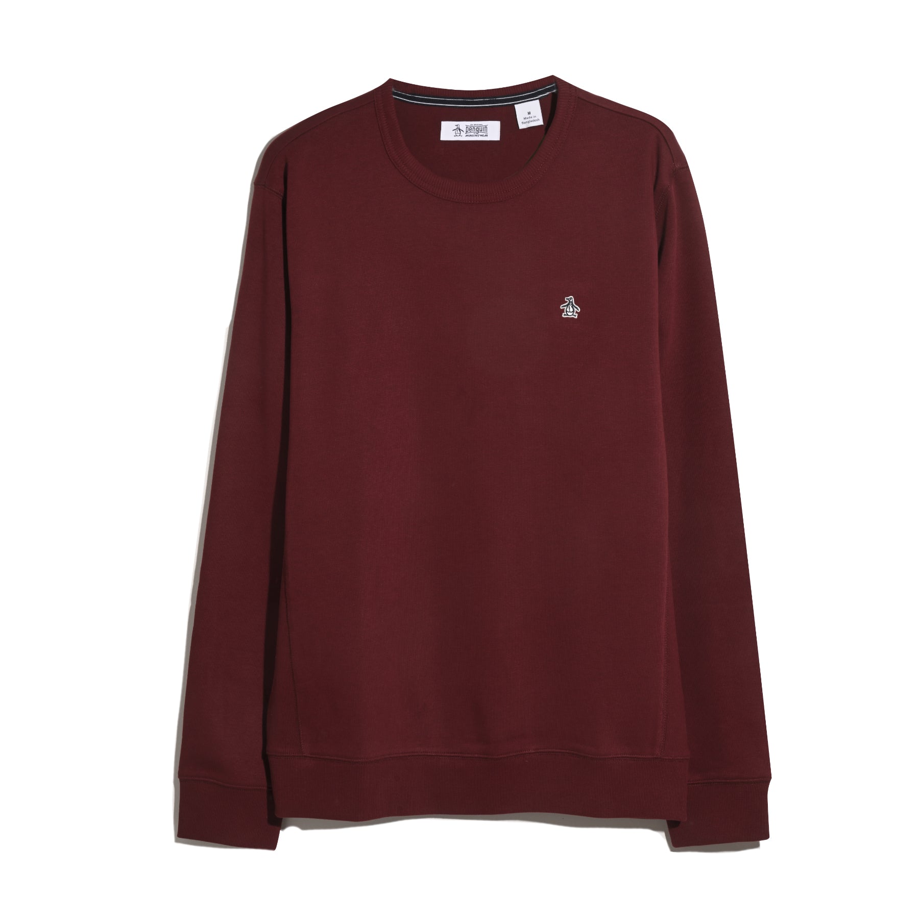 Original Penguin Sticker Pete Sweatshirt In Cabernet(Sticker Pete Sweatshirt Red Opksb404gp 605)
