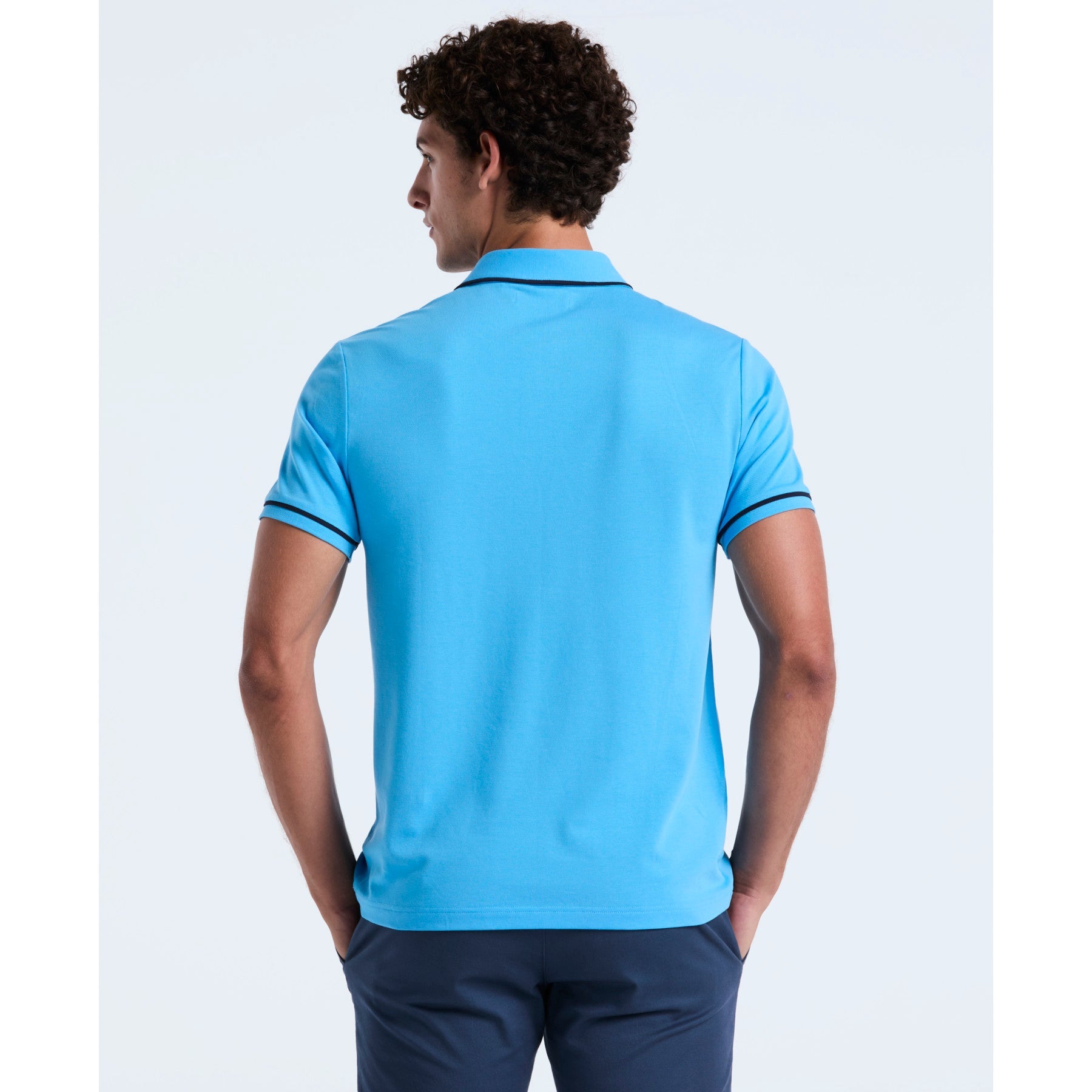 Original Penguin Earl Pique Polo Shirt In Bonnie Blue(Earl Pique Polo Shirt Blue Opksb690gp 456)