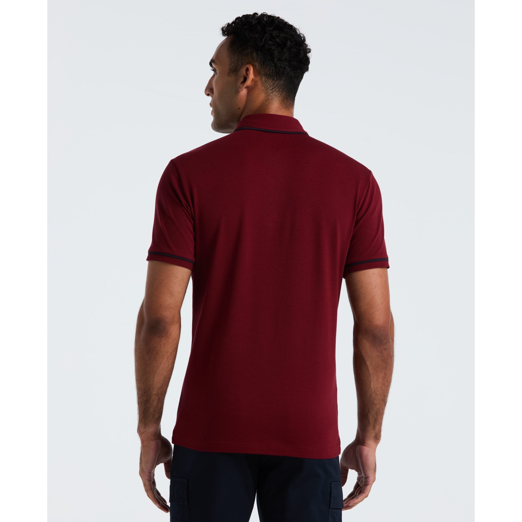 Original Penguin Earl Pique Polo Shirt In Cabernet(Earl Pique Polo Shirt Red Opksb690gp 605)
