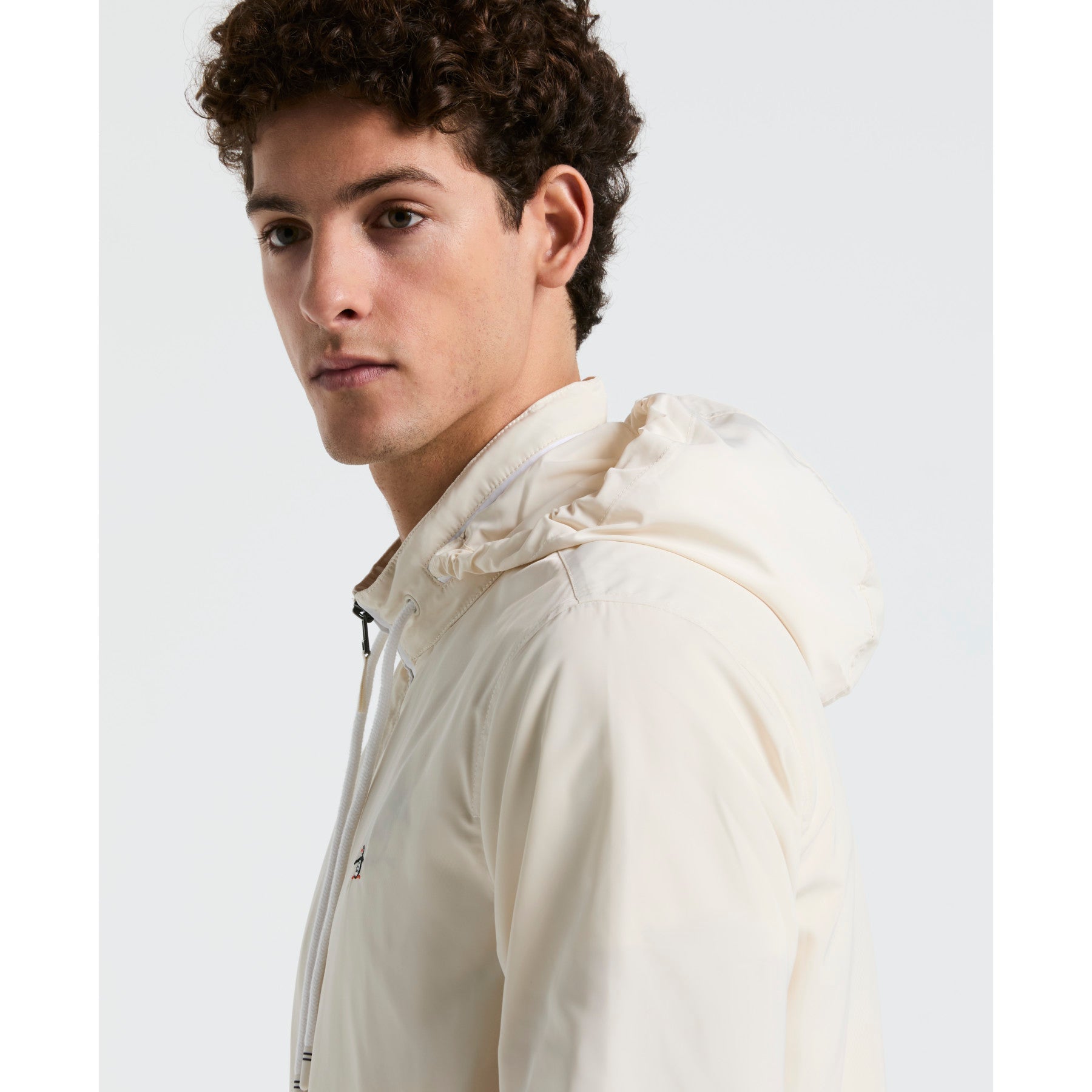 Original Penguin Icons Ratner Lined Jacket In Birch(Ratner Lined Jacket Beige Oprb5500gp 252)