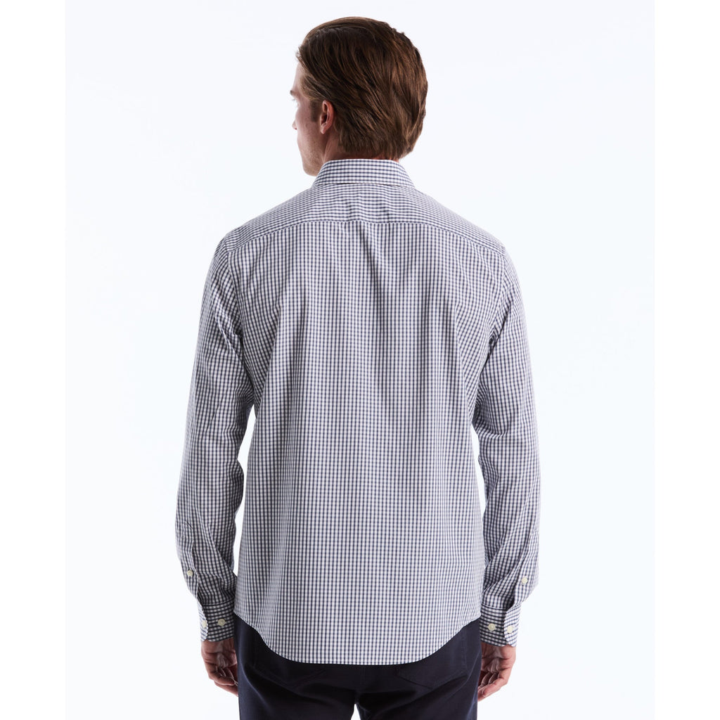 Original Penguin Gingham Shirt In Sargasso Sea(Gingham Shirt Blue Opwb0023gp 485)