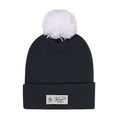 Original Penguin Mathew Classic Bobble Hat In Navy(Matthew Classic Knit Bobble Hat Blue Penop019gp 447)