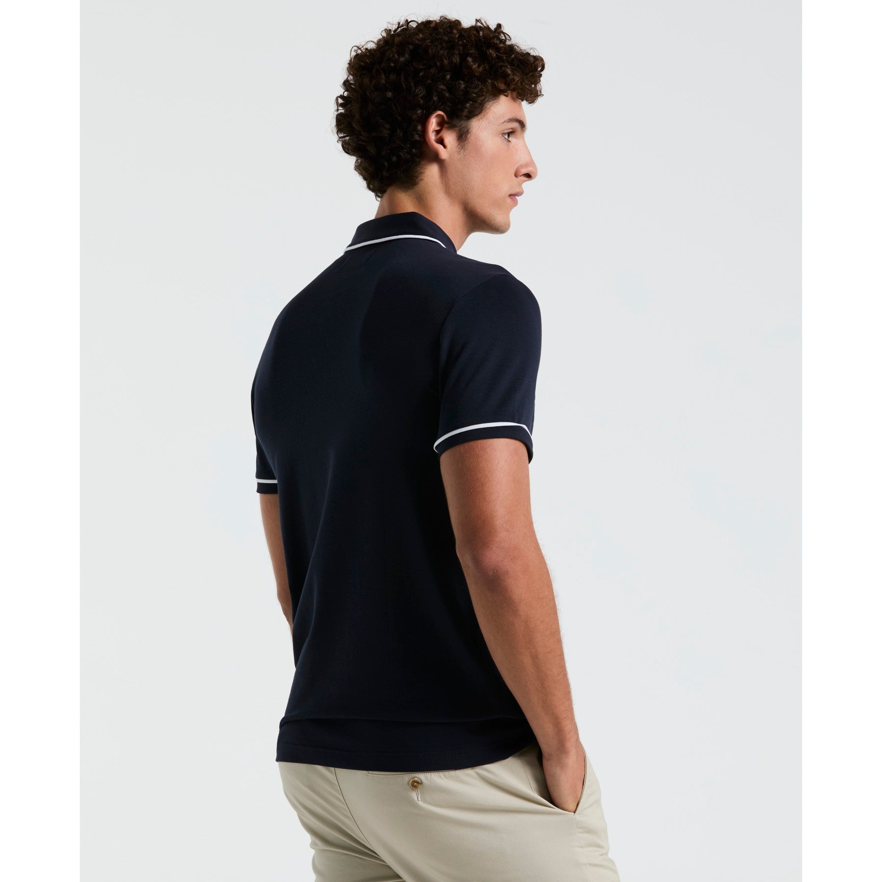 Original Penguin Earl Pique Polo Shirt In Dark Sapphire(Earl Pique Polo Blue Opkb0690gp 413)