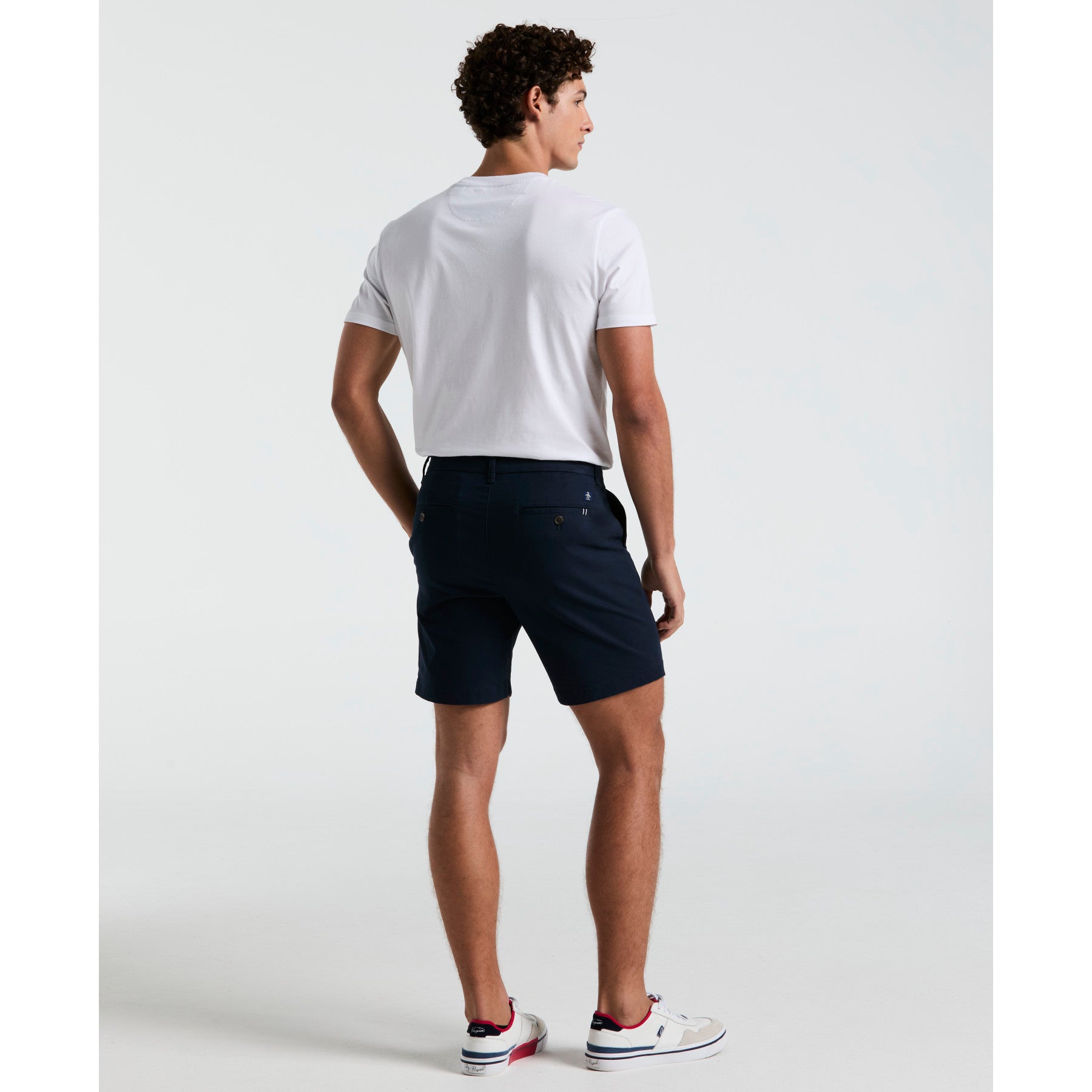 Original Penguin Chino Shorts In Dark Sapphire(Core Chino Short Blue Ophb0023gp 413)